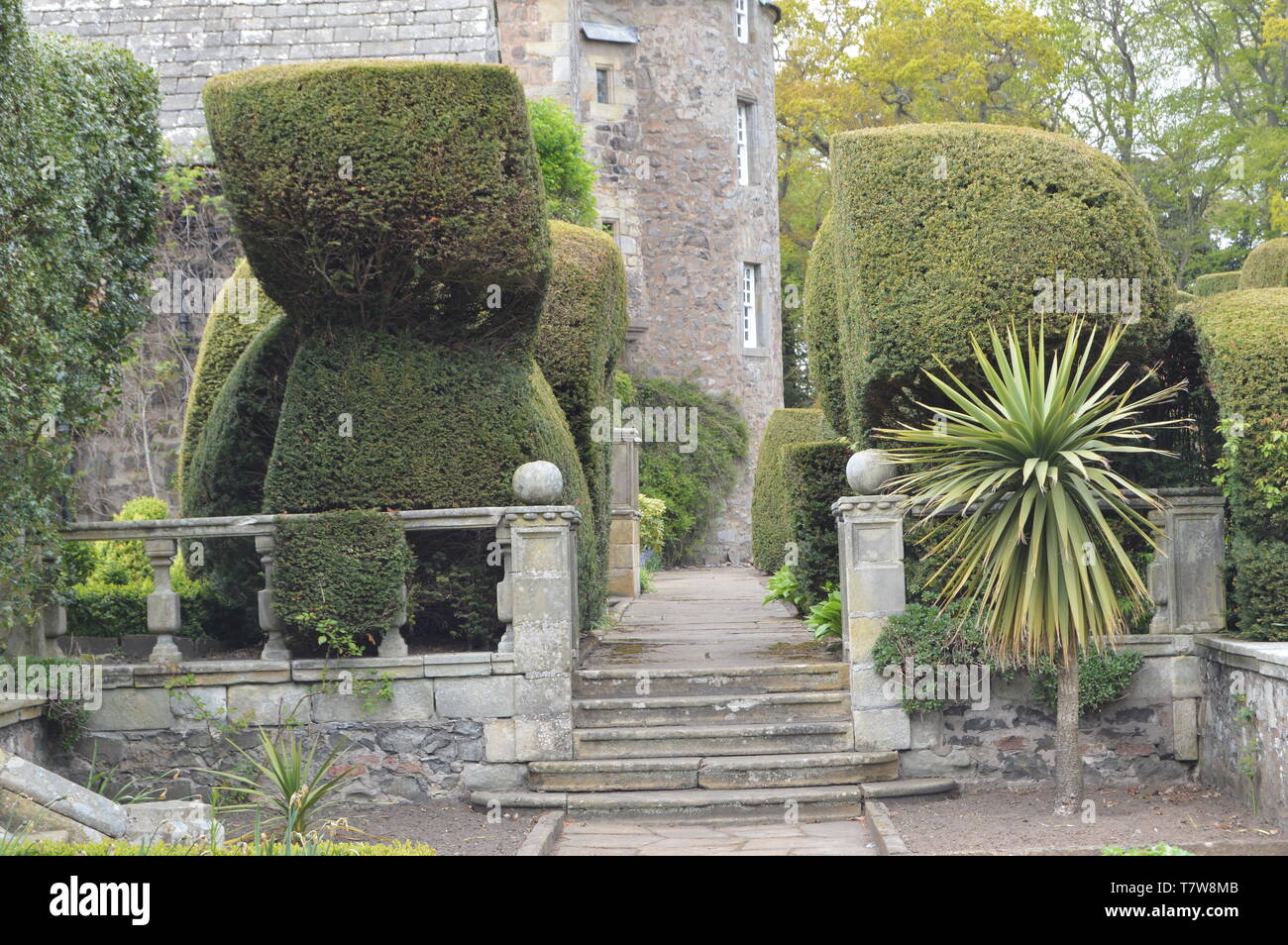 16th Century Earlshall Castle, Leuchars, Fife, Scotland, May 2019 Stock