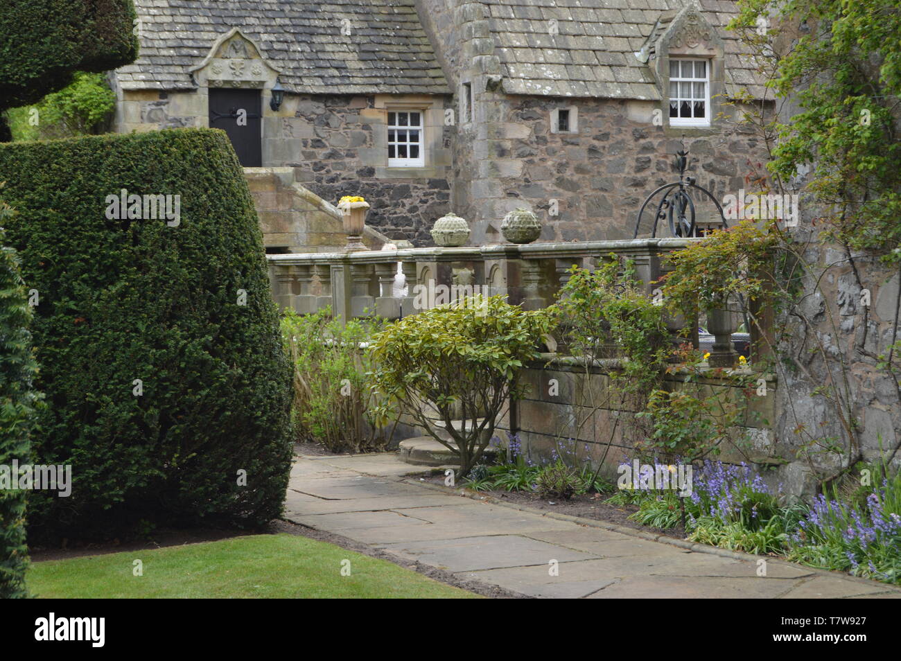 16th Century Earlshall Castle, Leuchars, Fife, Scotland, May 2019 Stock