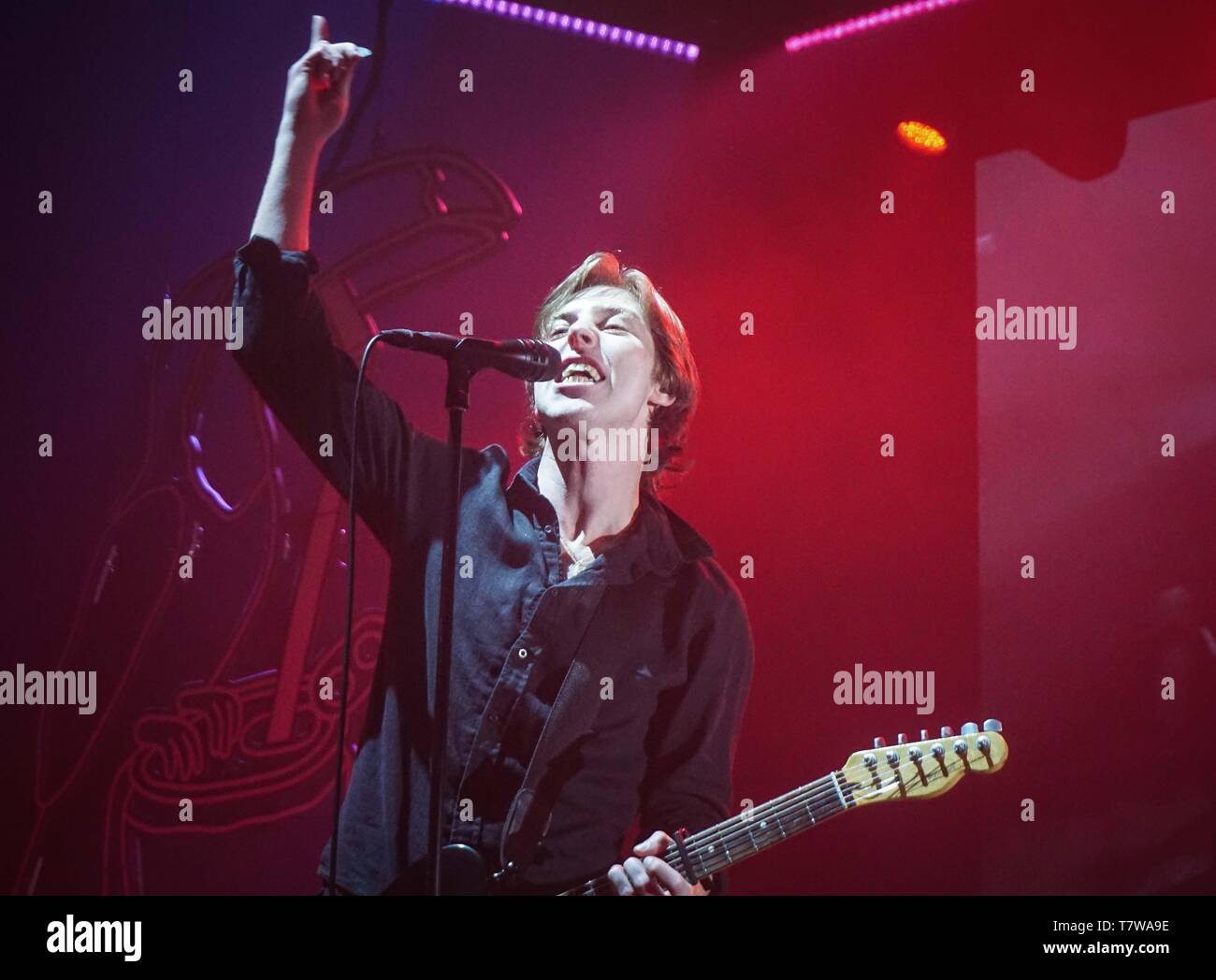 Van McCann of Catfish and The Bottlemen seen performing live on stage