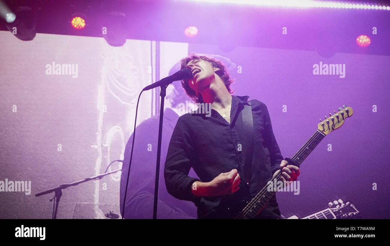 Van McCann of Catfish and The Bottlemen seen performing live on stage ...