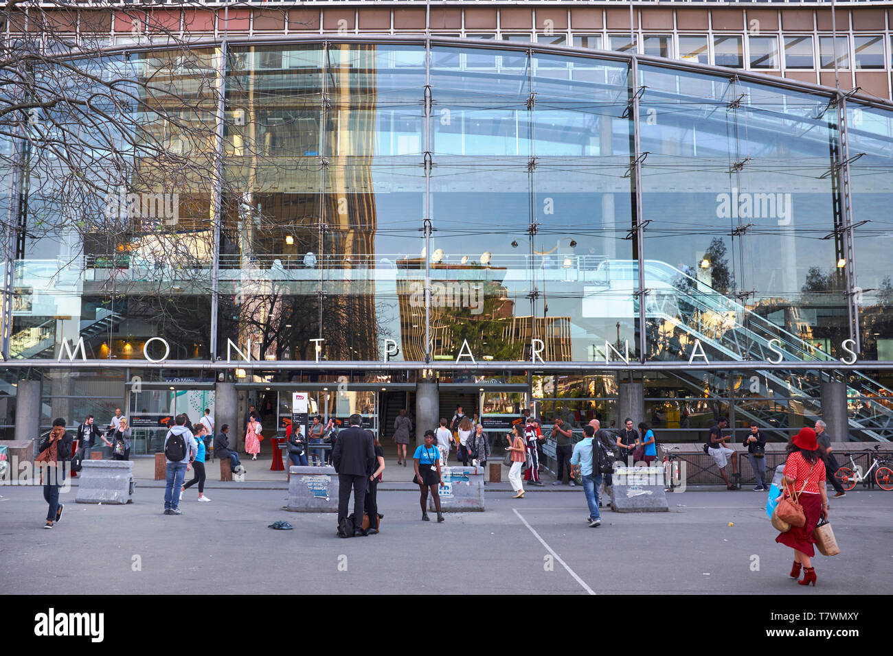 France, Paris, Paris Montparnasse Station Parvis, Oceane Gate Stock Photo -  Alamy