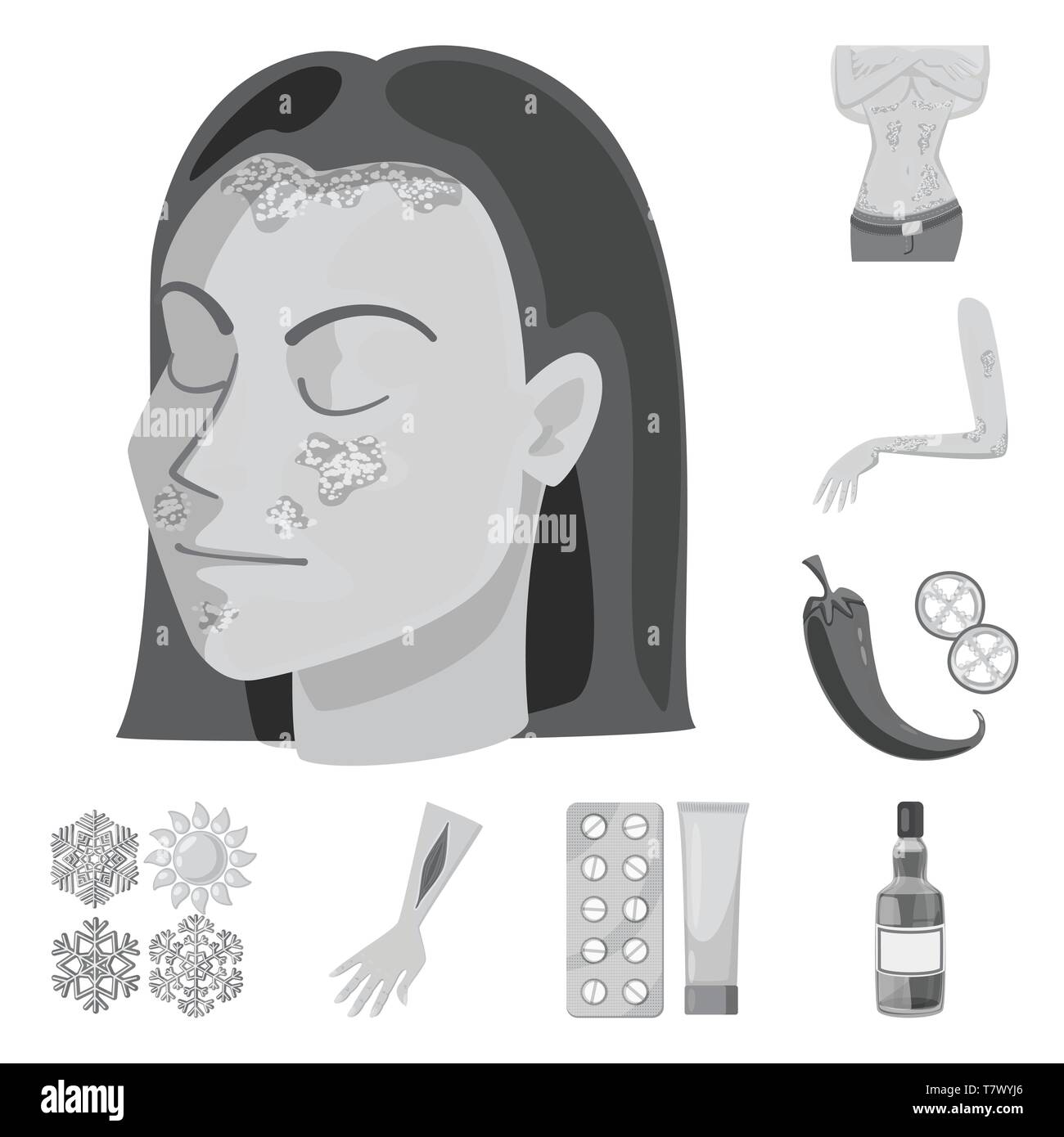 psoriasis,pepper,snowflake,injury,pill,bottle,skin,body,dermatitis