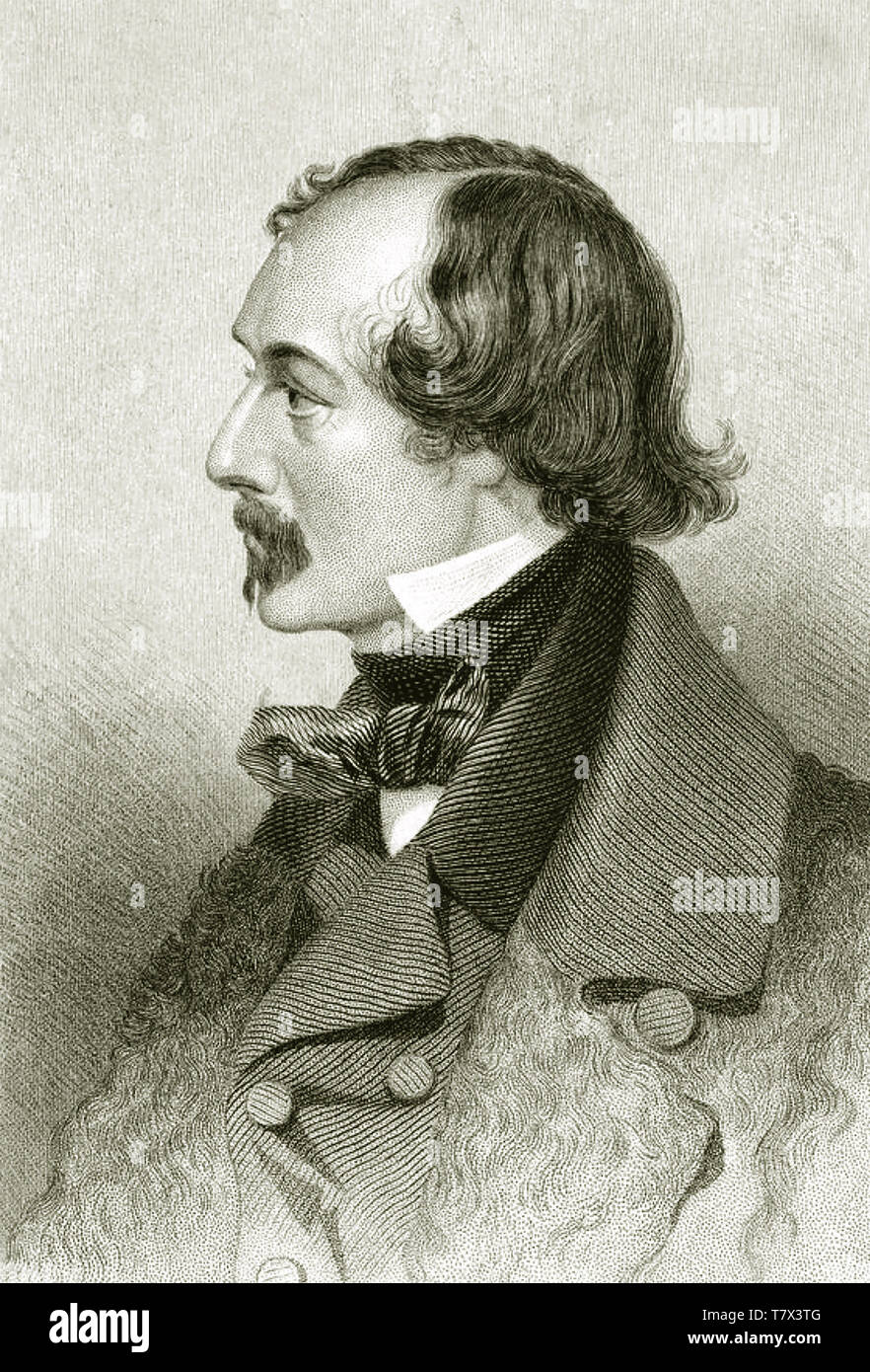 ELISHA KANE (1820-1857) American explorer and physician Stock Photo