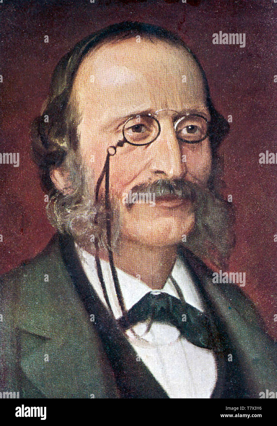 JACQUES OFFENBACH (1819-1880) German-French composer about 1865 Stock Photo