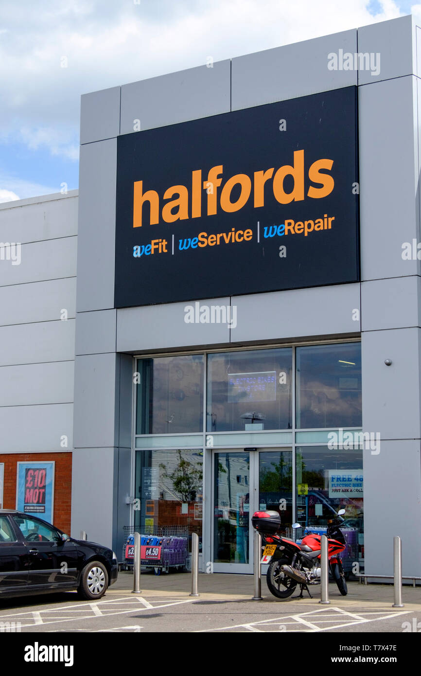 Around Cribbs Causeway shopping destination, near Bristol UK Halfords