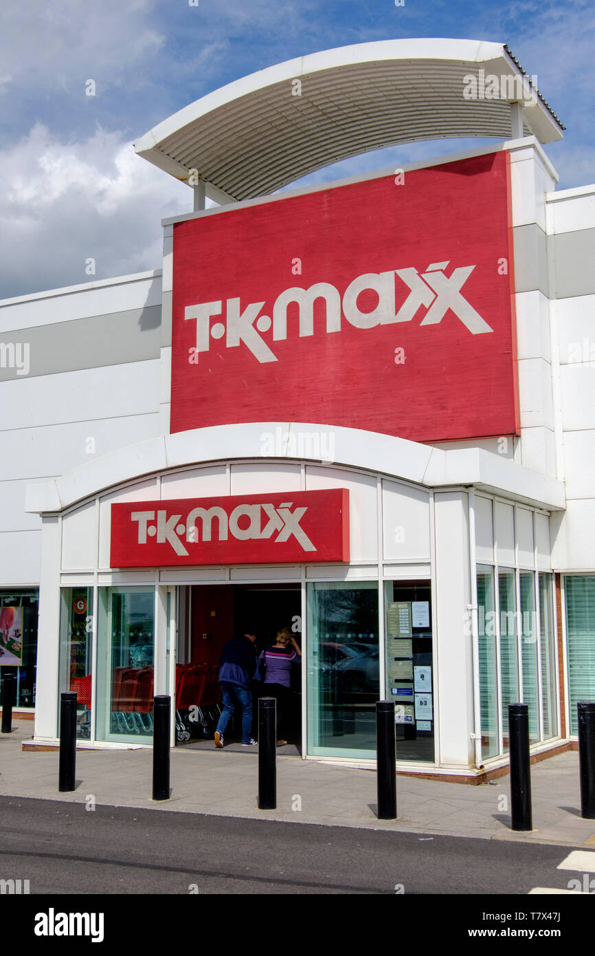 Around Cribbs Causeway shopping destination, near Bristol UK TK Maxx