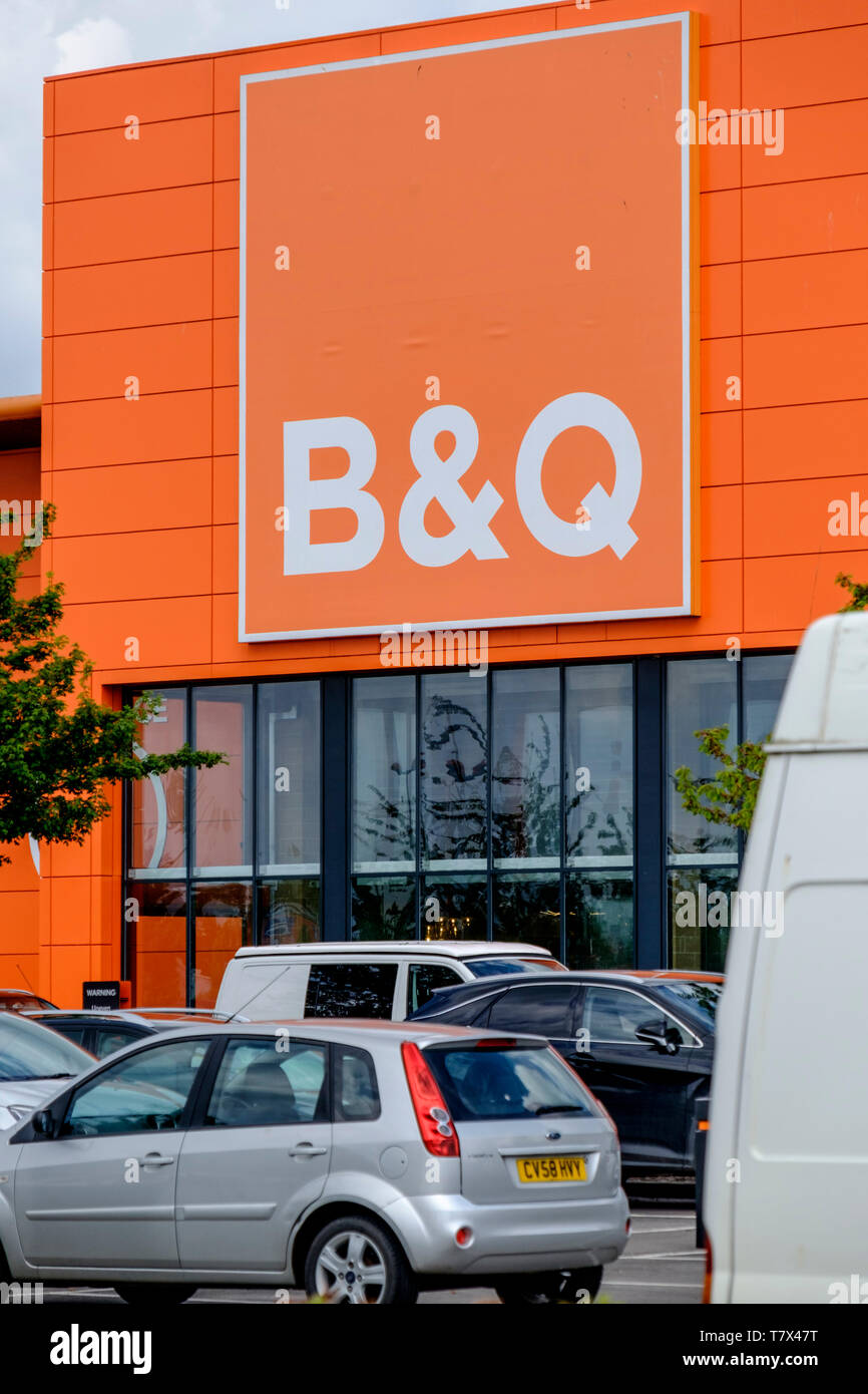 Around Cribbs Causeway shopping destination, near Bristol UK B&Q DIY