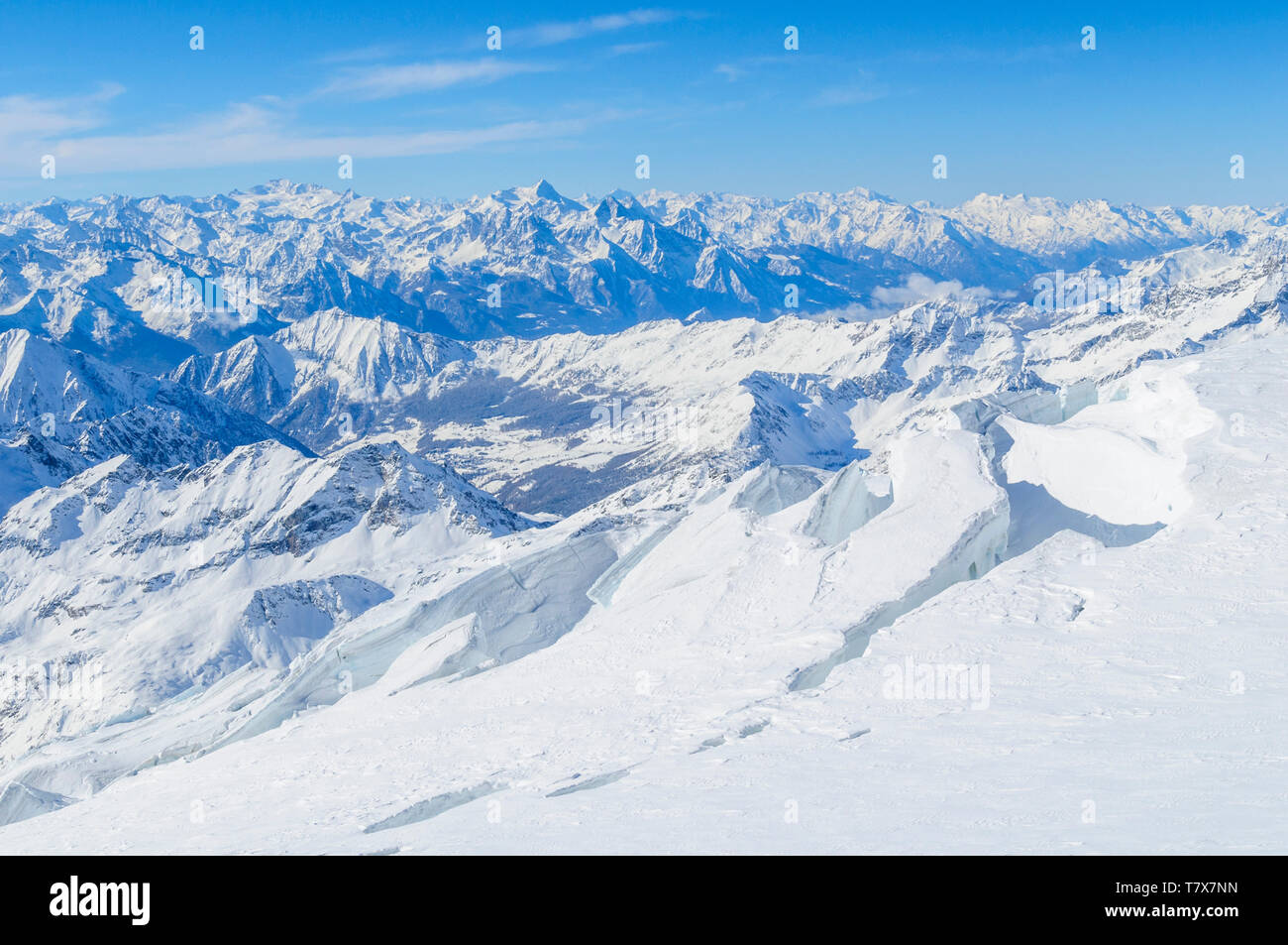 Monte rosa mountain range hi-res stock photography and images - Alamy