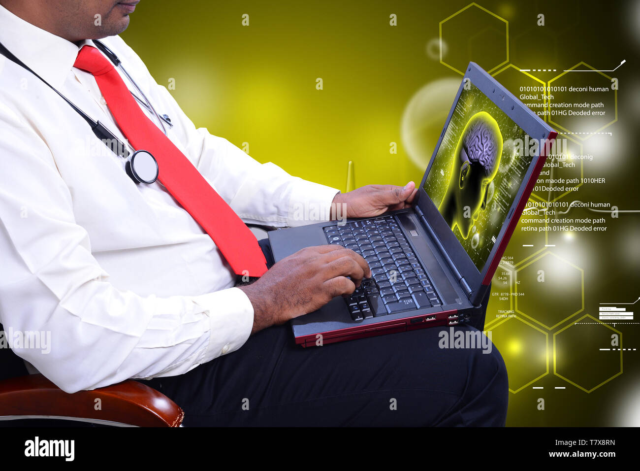 Young successful doctor using hi-res stock photography and images - Alamy