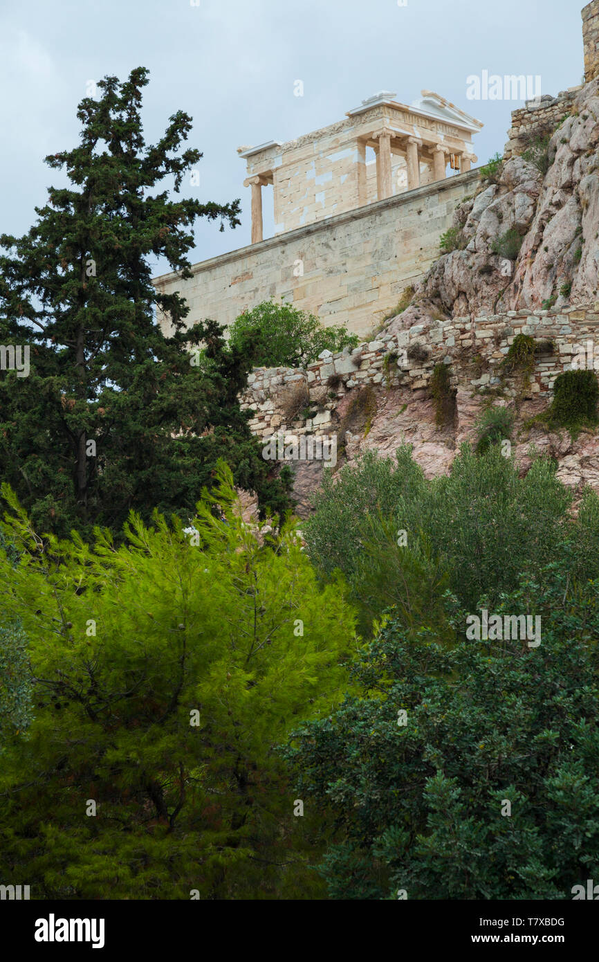 Templo de Atenea Nike. Acrópolis. Atenas, Grecia Stock Photo - Alamy