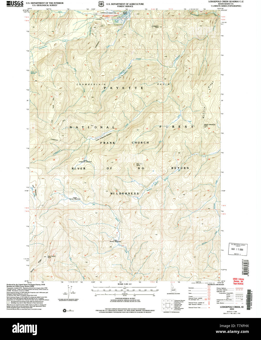 Lodgepole map hires stock photography and images Alamy