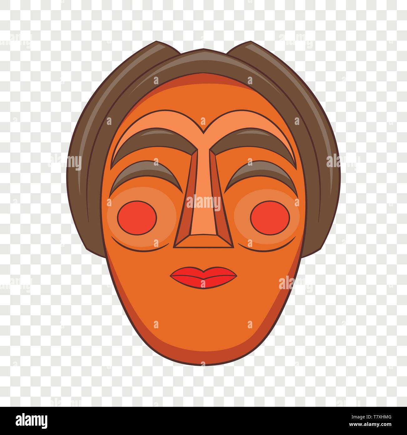 Korean mask icon, cartoon style Stock Vector Image & Art Alamy