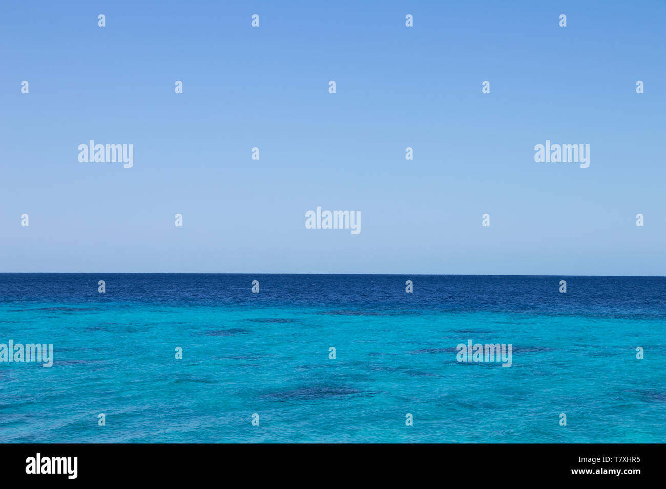 Caribbean water Stock Photo