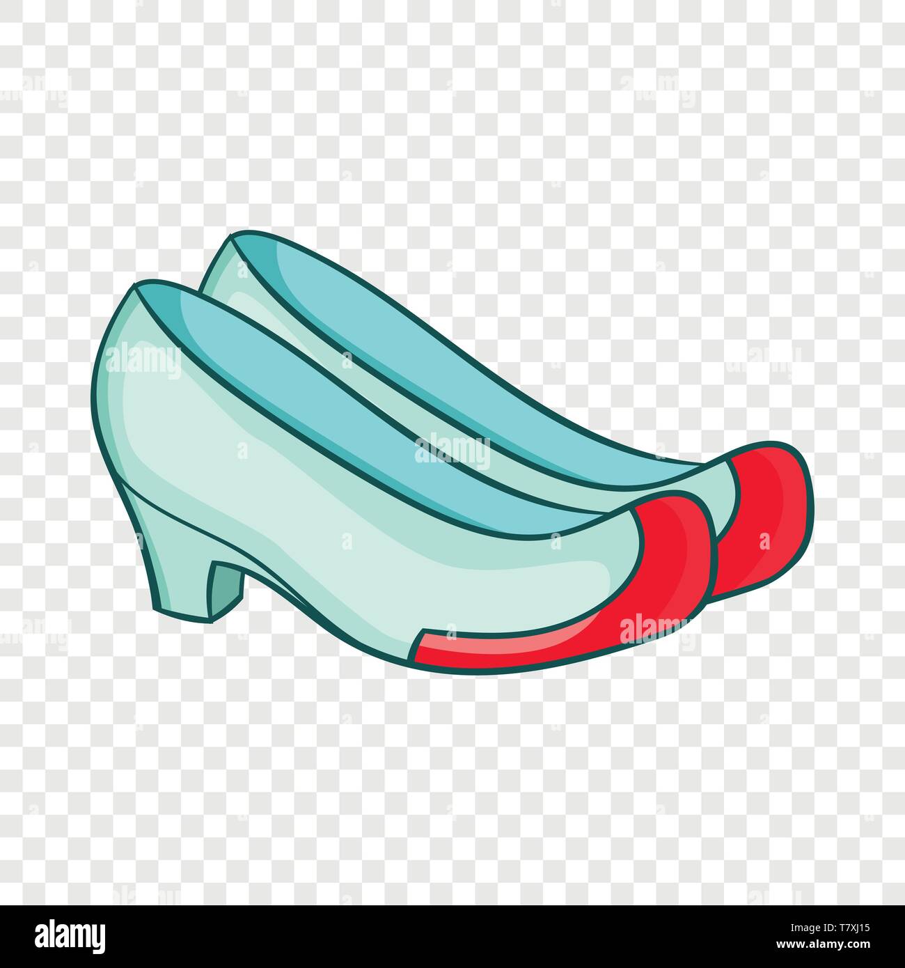 Korean traditional shoes icon, cartoon style Stock Vector Image & Art ...
