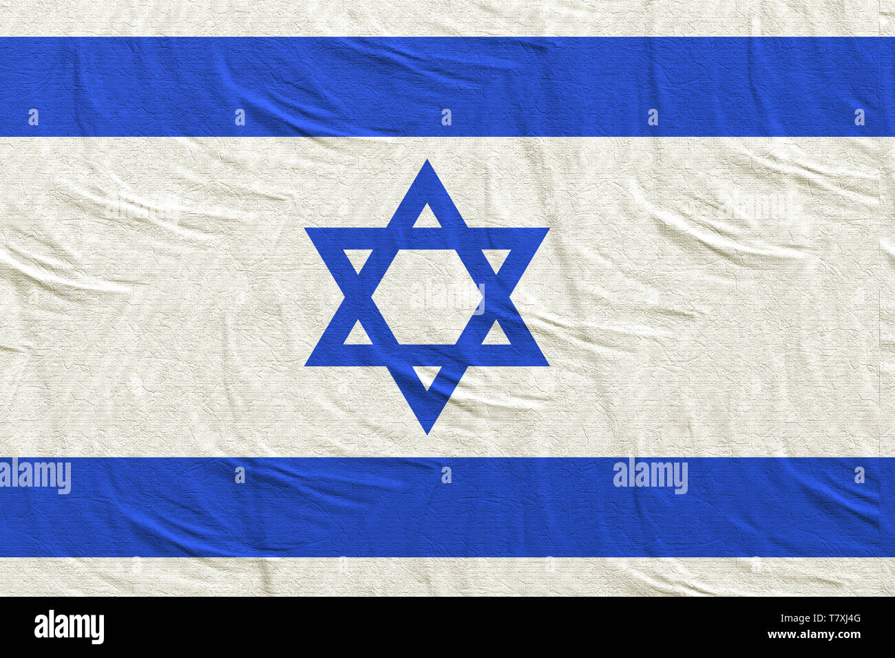 3d rendering of an Israel flag silk Stock Photo - Alamy