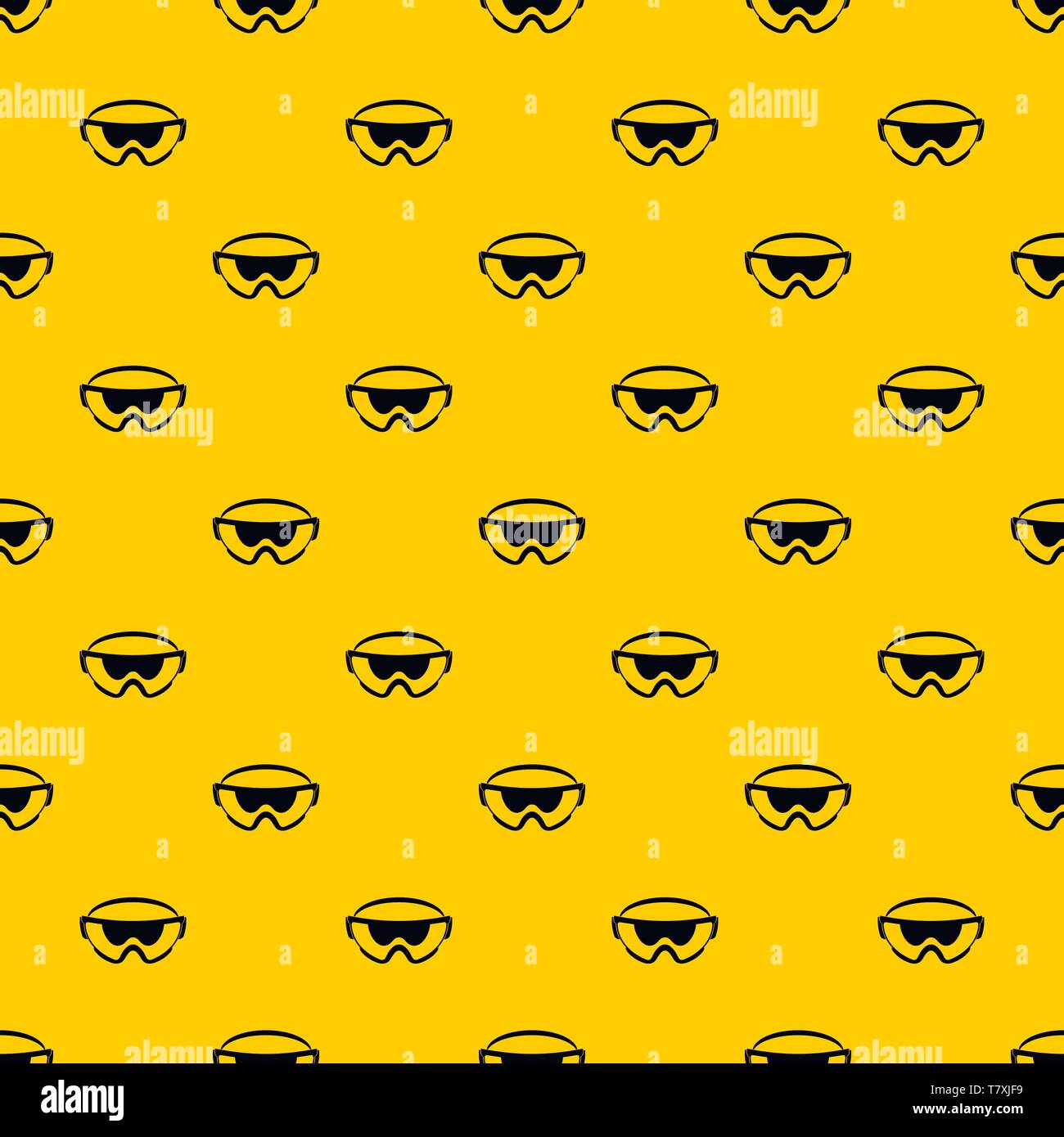 Safety glasses pattern vector Stock Vector