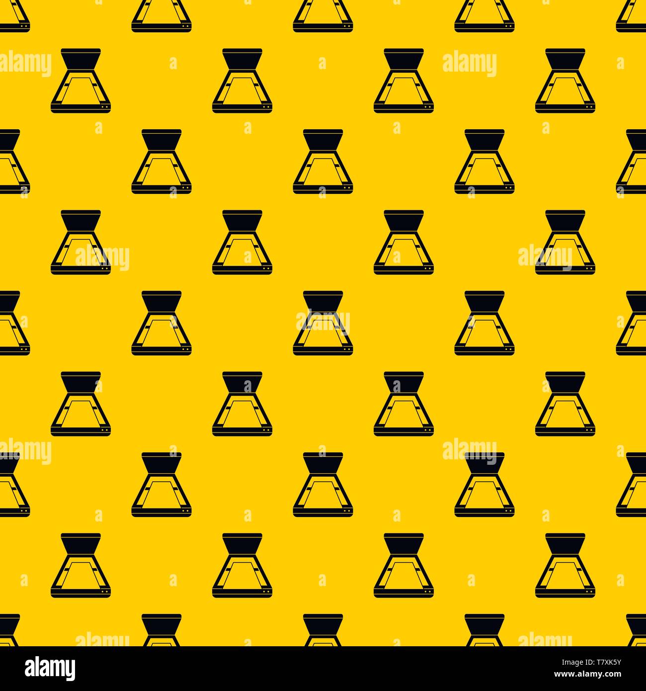 Open scanner pattern vector stock vector image art alamy