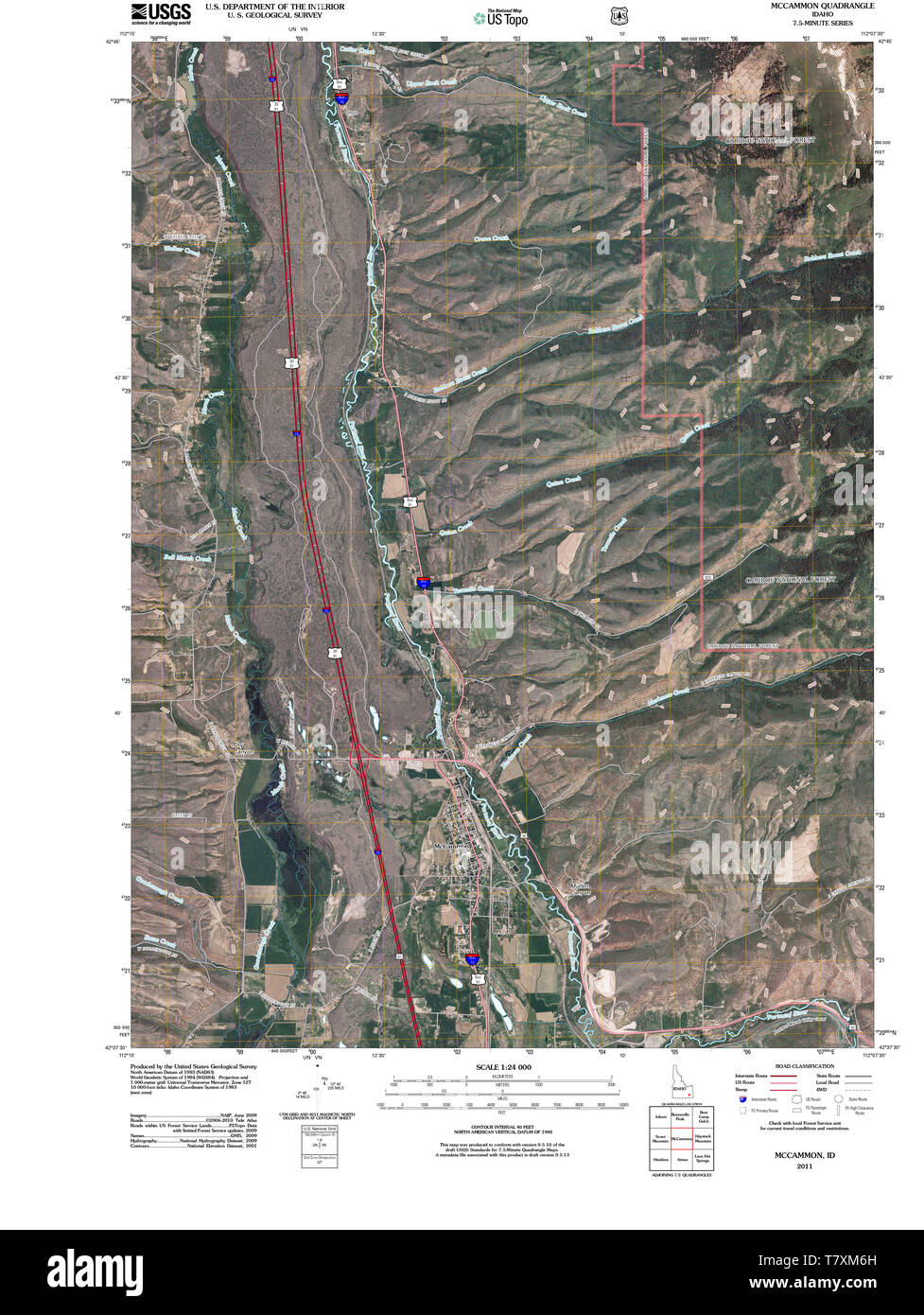 Mccammon map hires stock photography and images Alamy