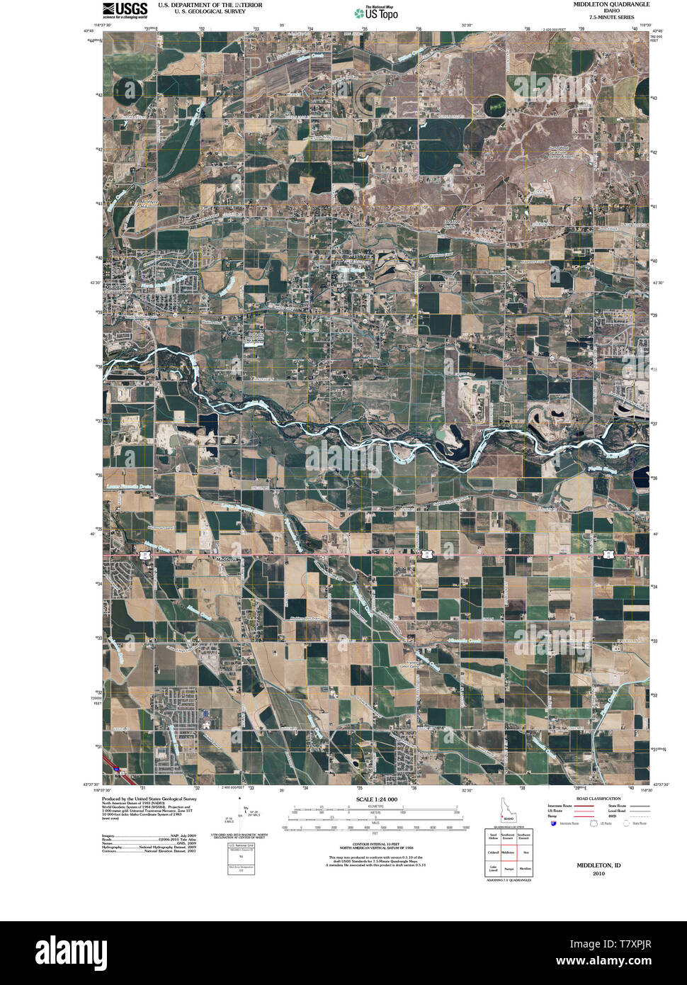 Map of middleton hires stock photography and images Alamy