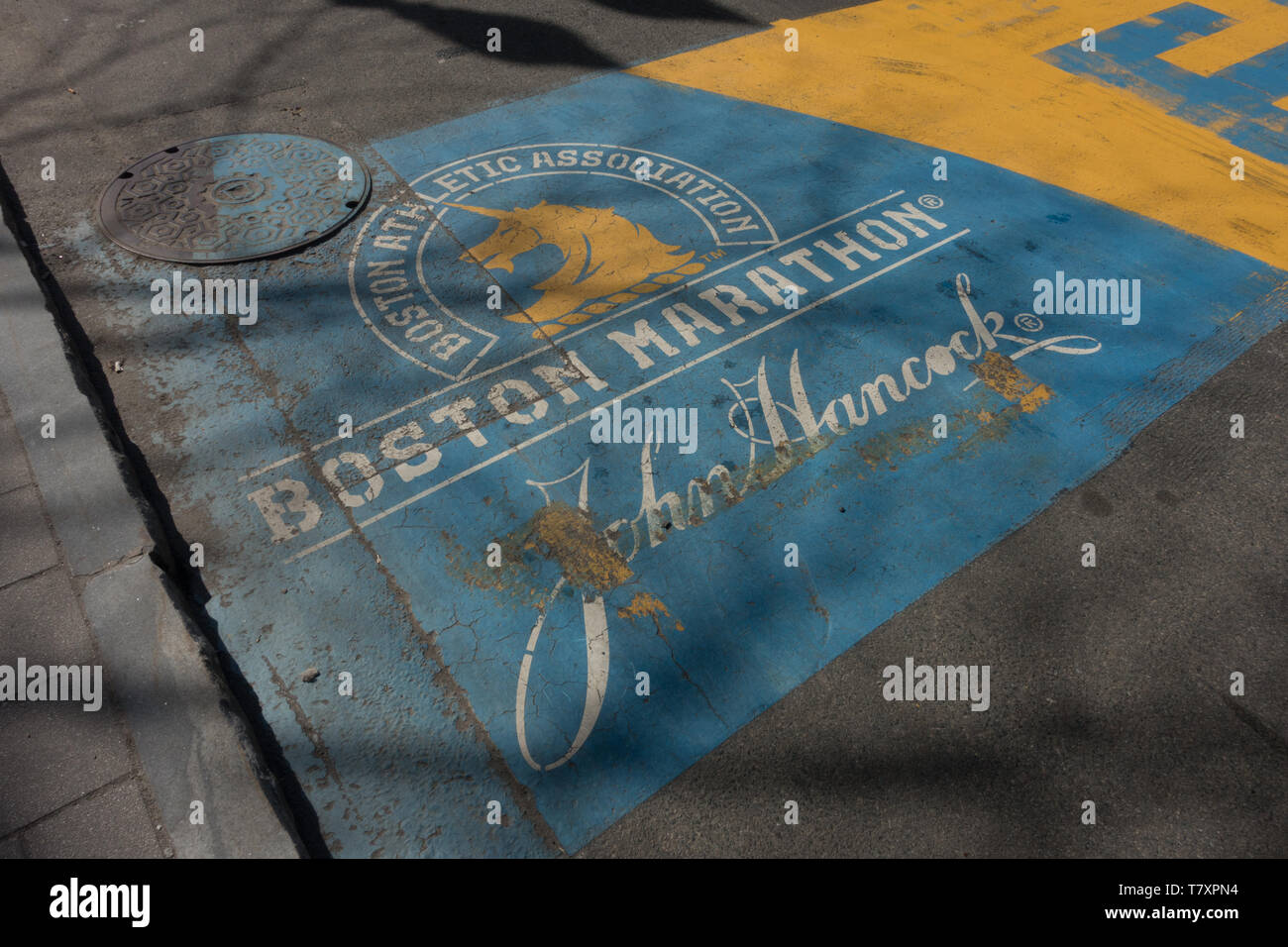 Boston marathon finish line hires stock photography and images Alamy