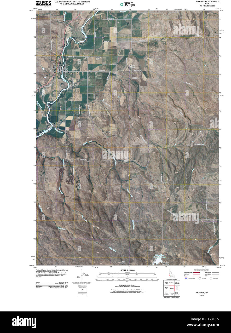 Midvale idaho map Cut Out Stock Images & Pictures Alamy