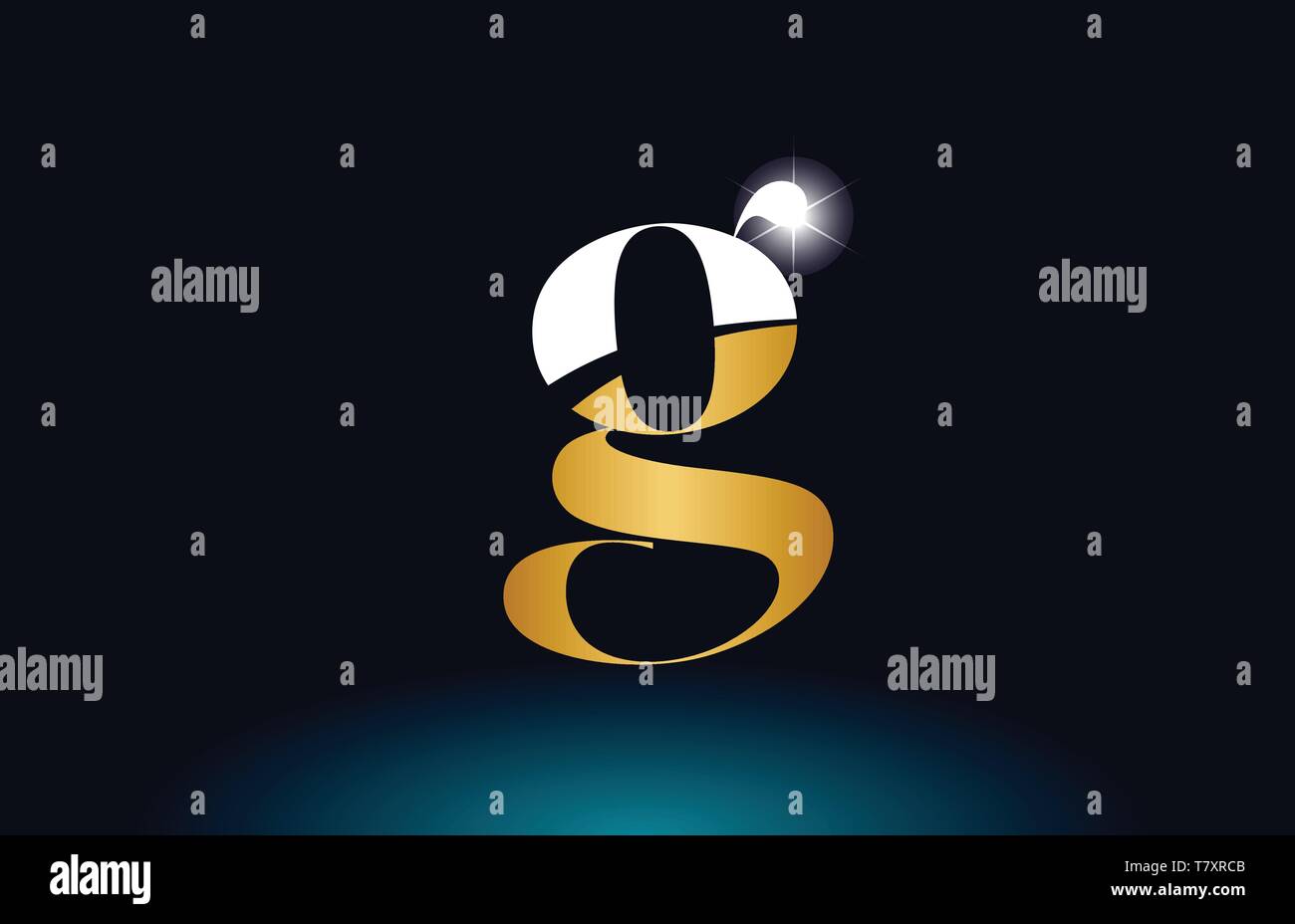 gold golden alphabet letter g logo icon design suitable for a company ...