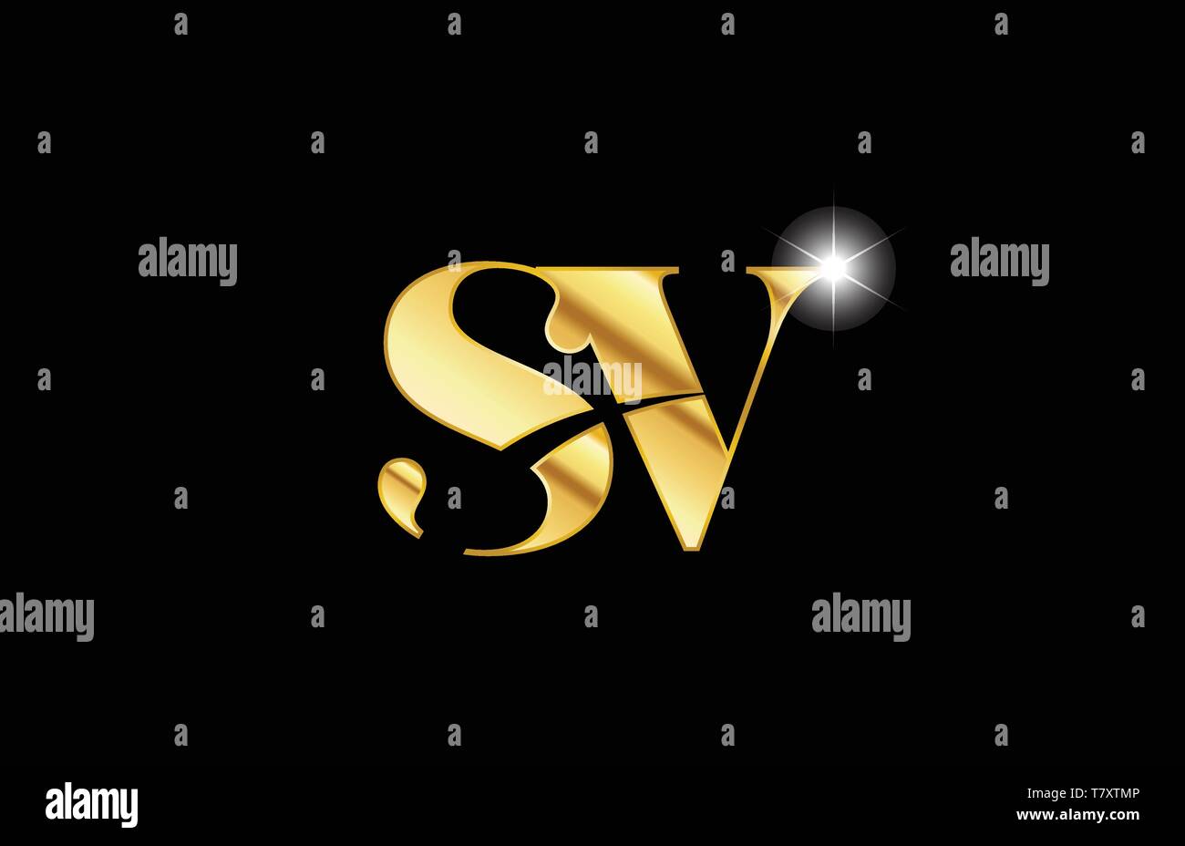 Gold Golden Metal Metallic Alphabet Letter Sv S V Logo Icon Design For A Company Or Business Stock Vector Image Art Alamy Gold Golden Metal Metallic Alphabet Letter Sv S V Logo Icon Design For A Company Or Business Stock Vector Image Art Alamy