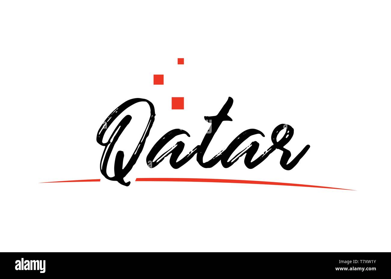 Qatar country Stock Vector Images Alamy