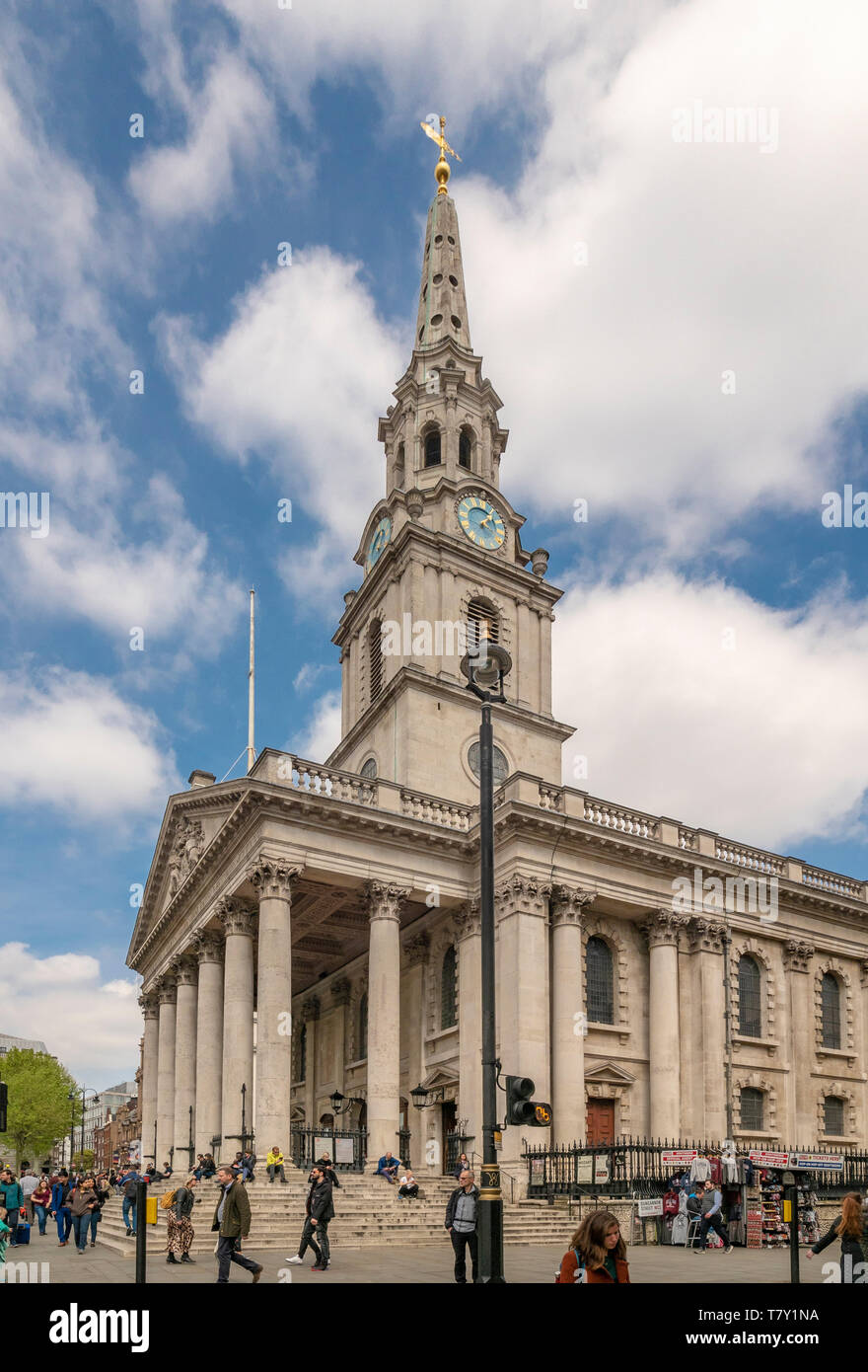 St MartinintheFields English Anglican church, Trafalgar Square, City