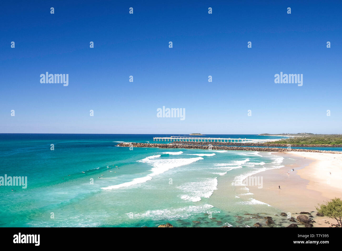 Duranbah beach, Gold Coast, Australia Stock Photo