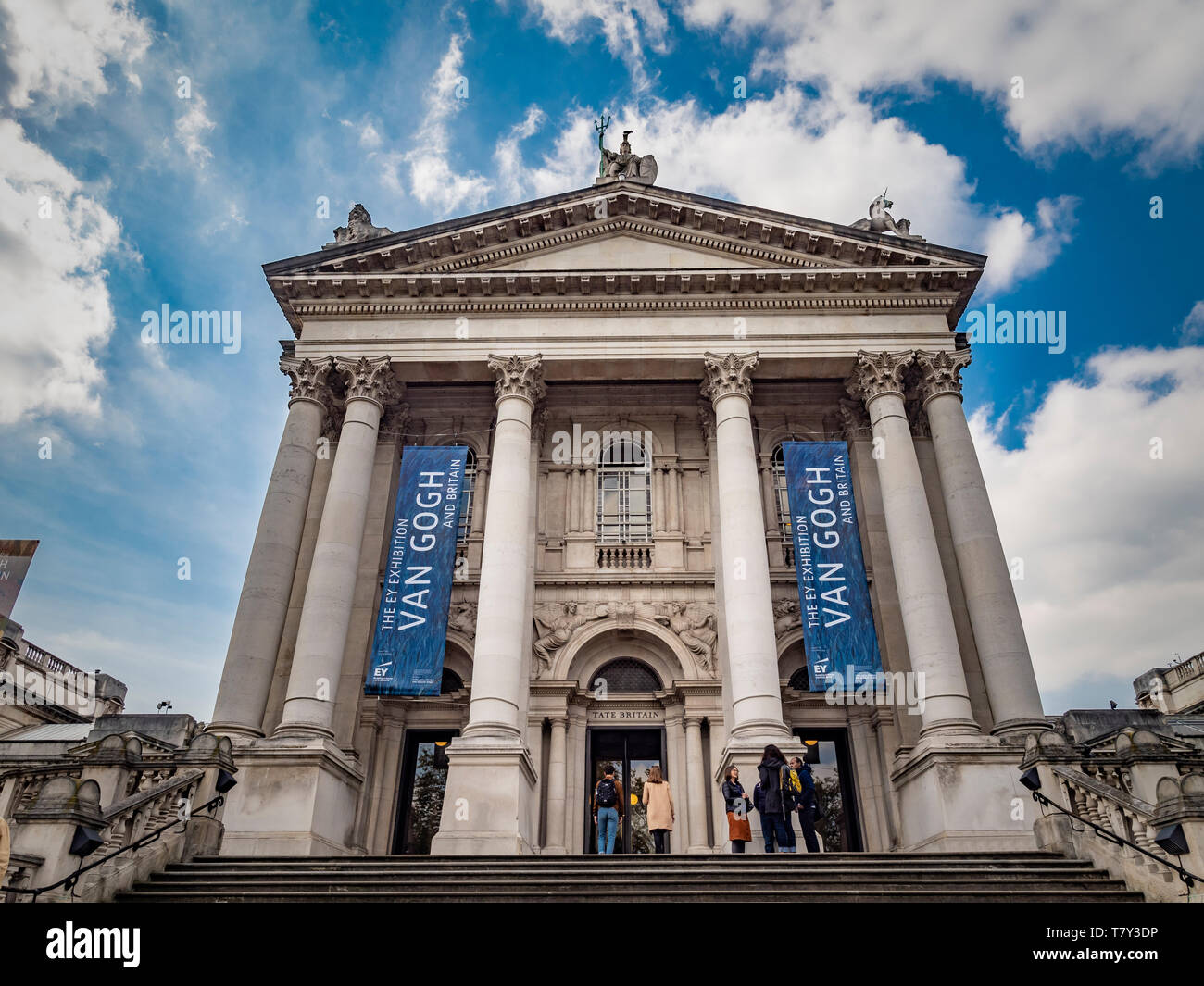 Tate Britain art gallery, Millbank, City of Westminster, London, UK. Stock Photo