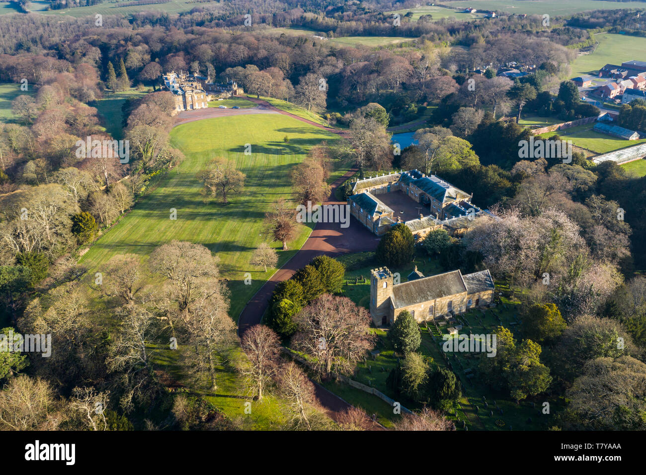 Old All Saints Church and Skelton Castle, SkeltoninCleveland, North