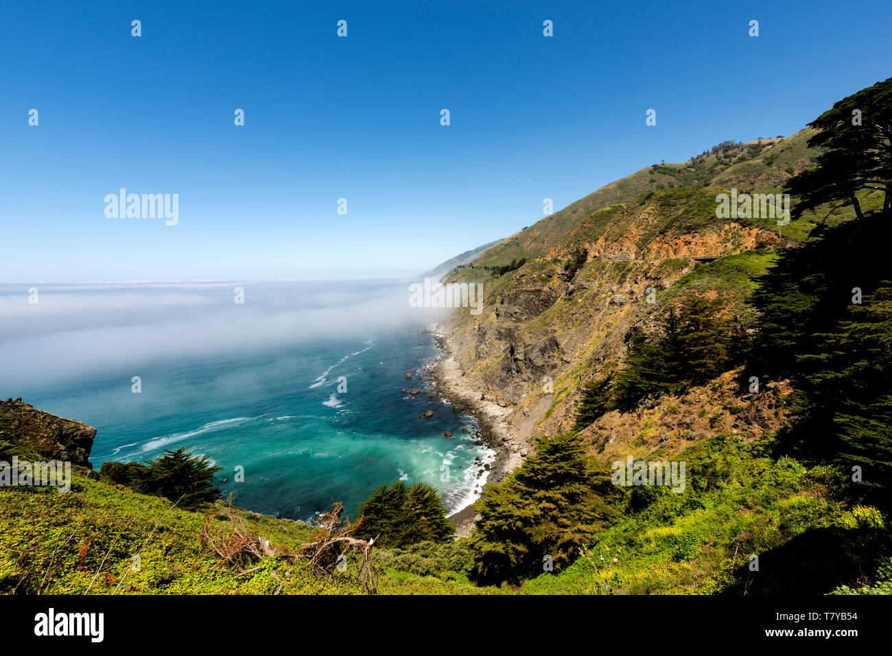 Big Sur Coast california Stock Photo Alamy