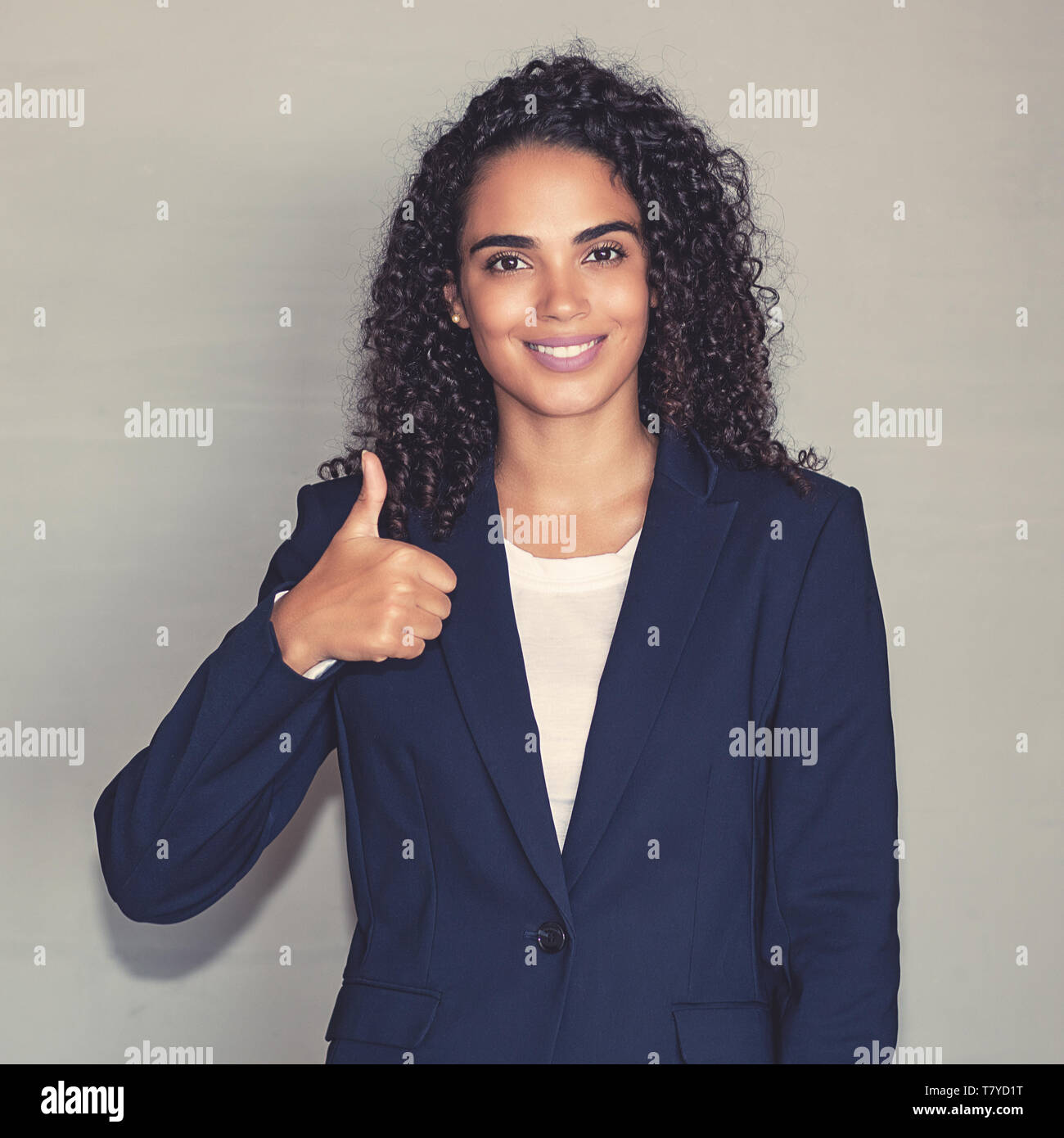 Portrait of a successful latin american businesswoman looking at camera Stock Photo