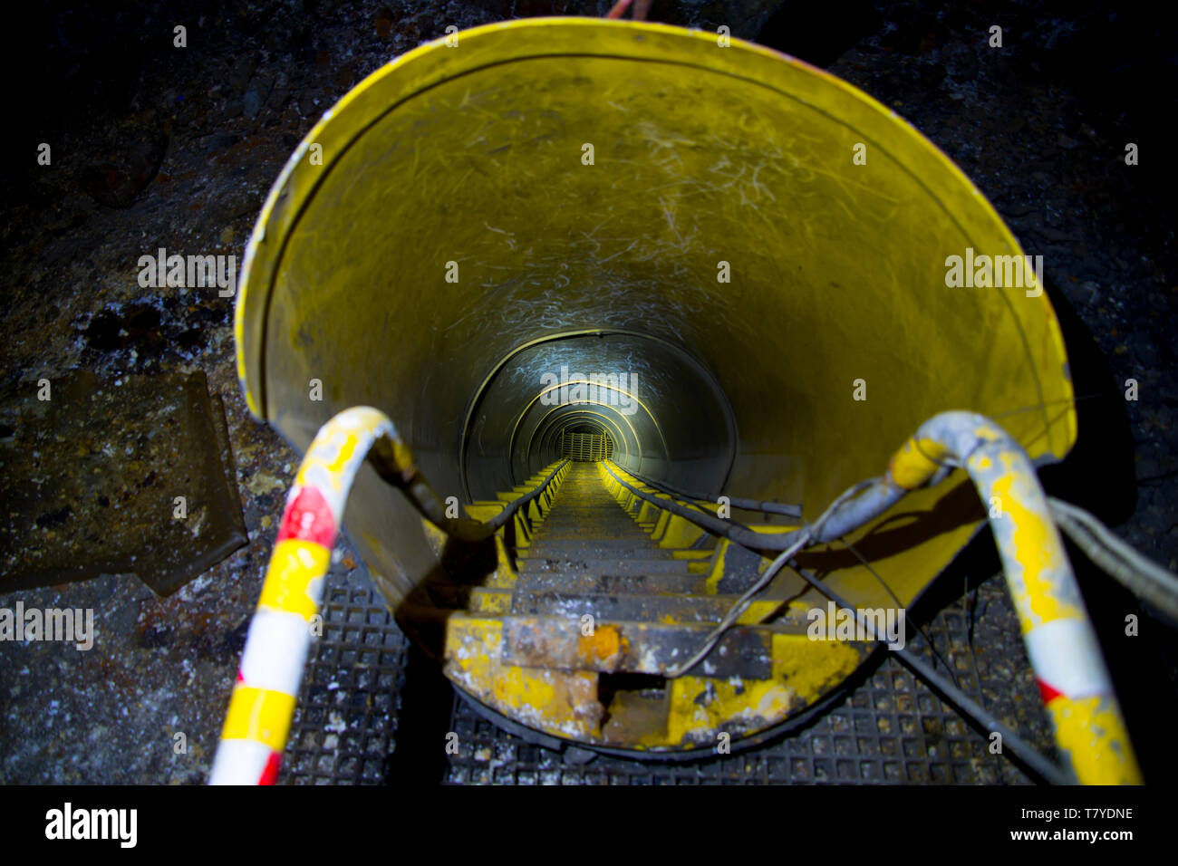 Underground Mine Escapeway Tunnel Stock Photo Alamy