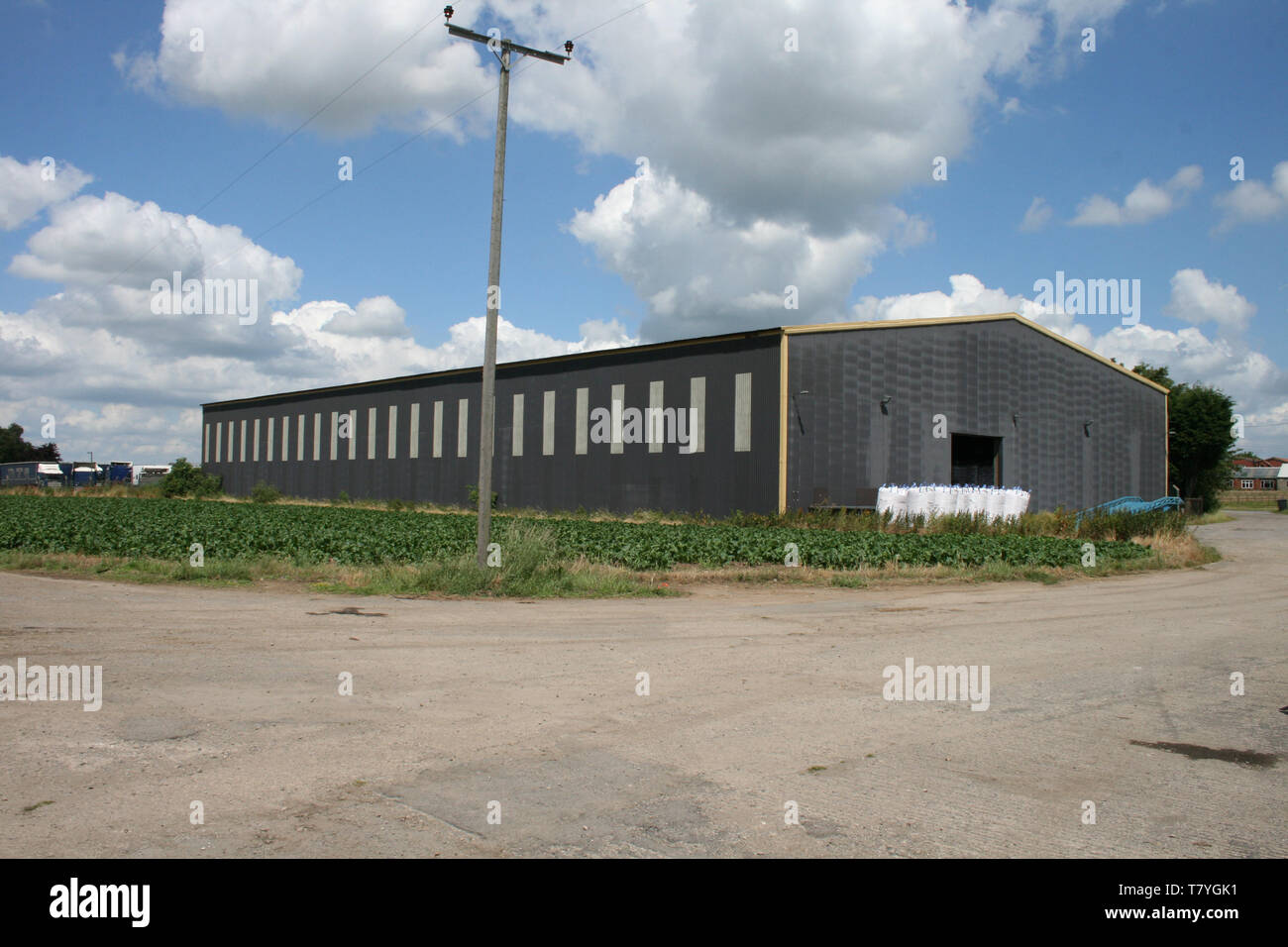 RAF Dalton, ww2 airfield, airfield T2 hangar Stock Photo Alamy