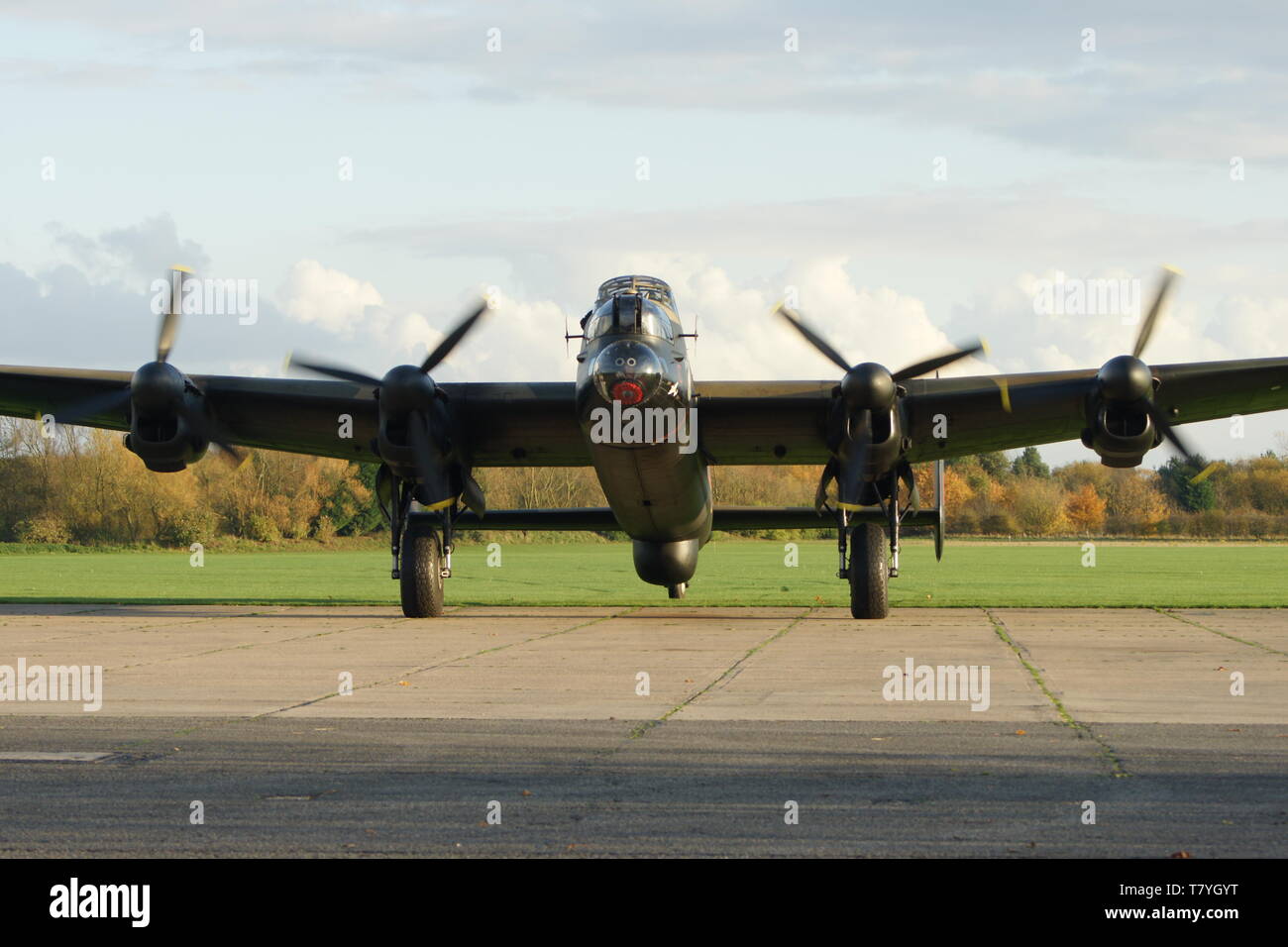 Avro Lancaster, WW2 heavy bomber Stock Photo