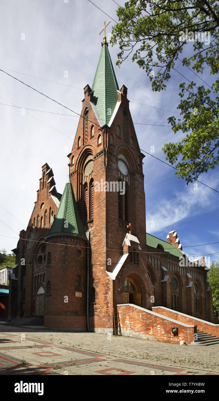 Evangelical Lutheran Church of St. Paul in Vladivostok. Russia Stock ...