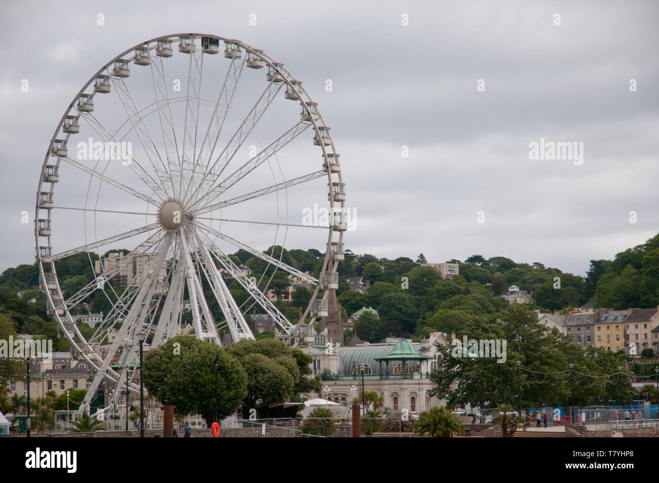 The English Riviera Wheel in Torquay, in 2013. Stock Photo