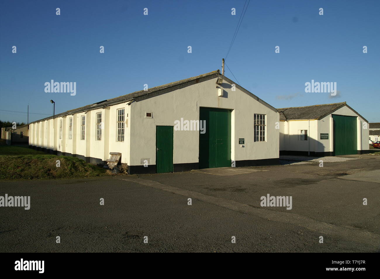 RAF HolmeonSpalding Moor, technical site and Stock Photo