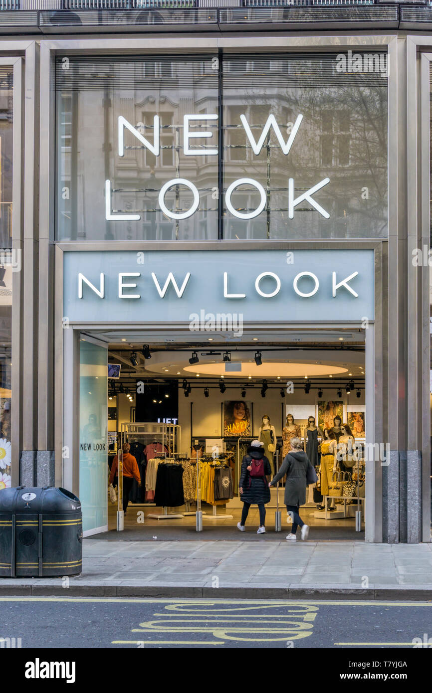 A branch of New Look fashion retailers in Oxford Street. Stock Photo