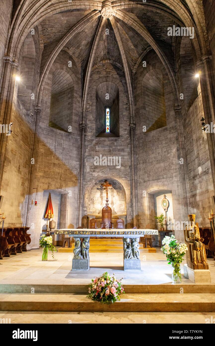 France, Bouches du Rhone, Marseille, the Saint Victor abbey Stock Photo