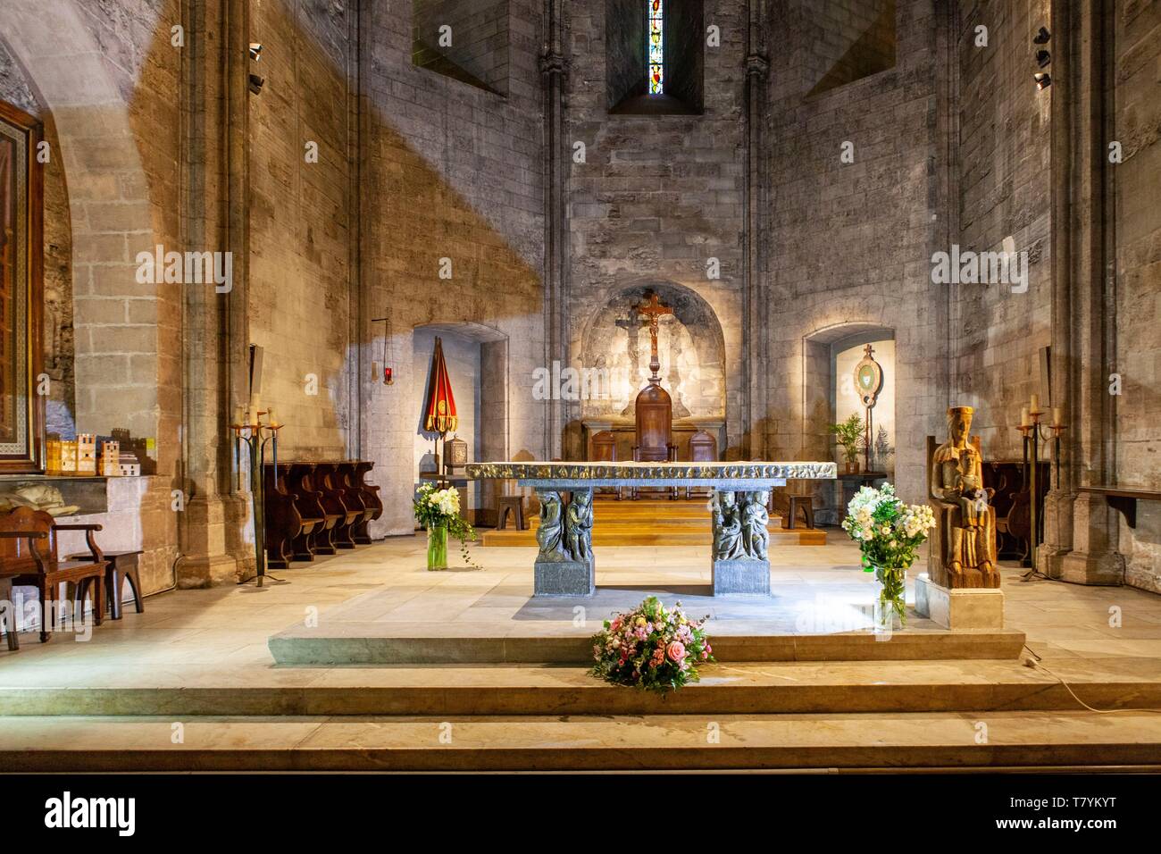 France, Bouches du Rhone, Marseille, the Saint Victor abbey Stock Photo