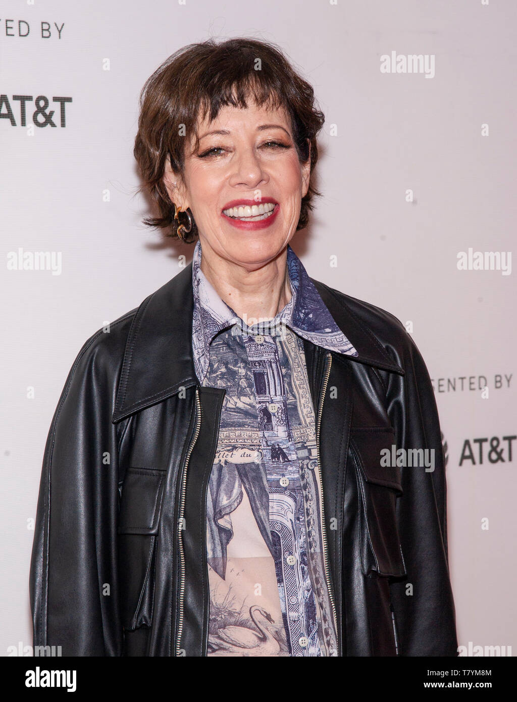 New York, NY - May 3, 2019: Allyce Beasley attends screening of It Takes a Lunatic during Tribeca Film Festival at Stella Artois Theatre at BMCC TPAC Stock Photo