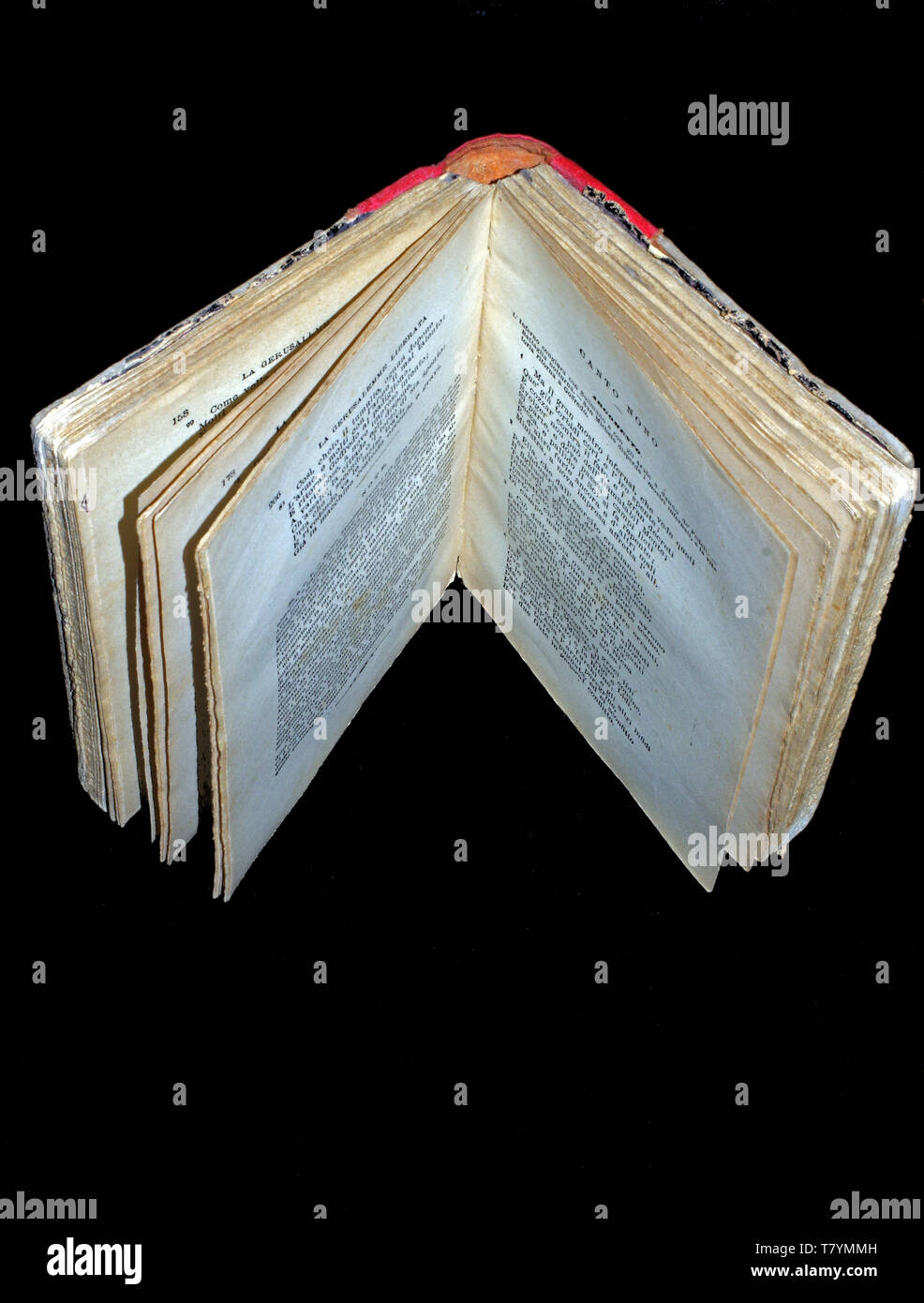 Open book close-up Stock Photo