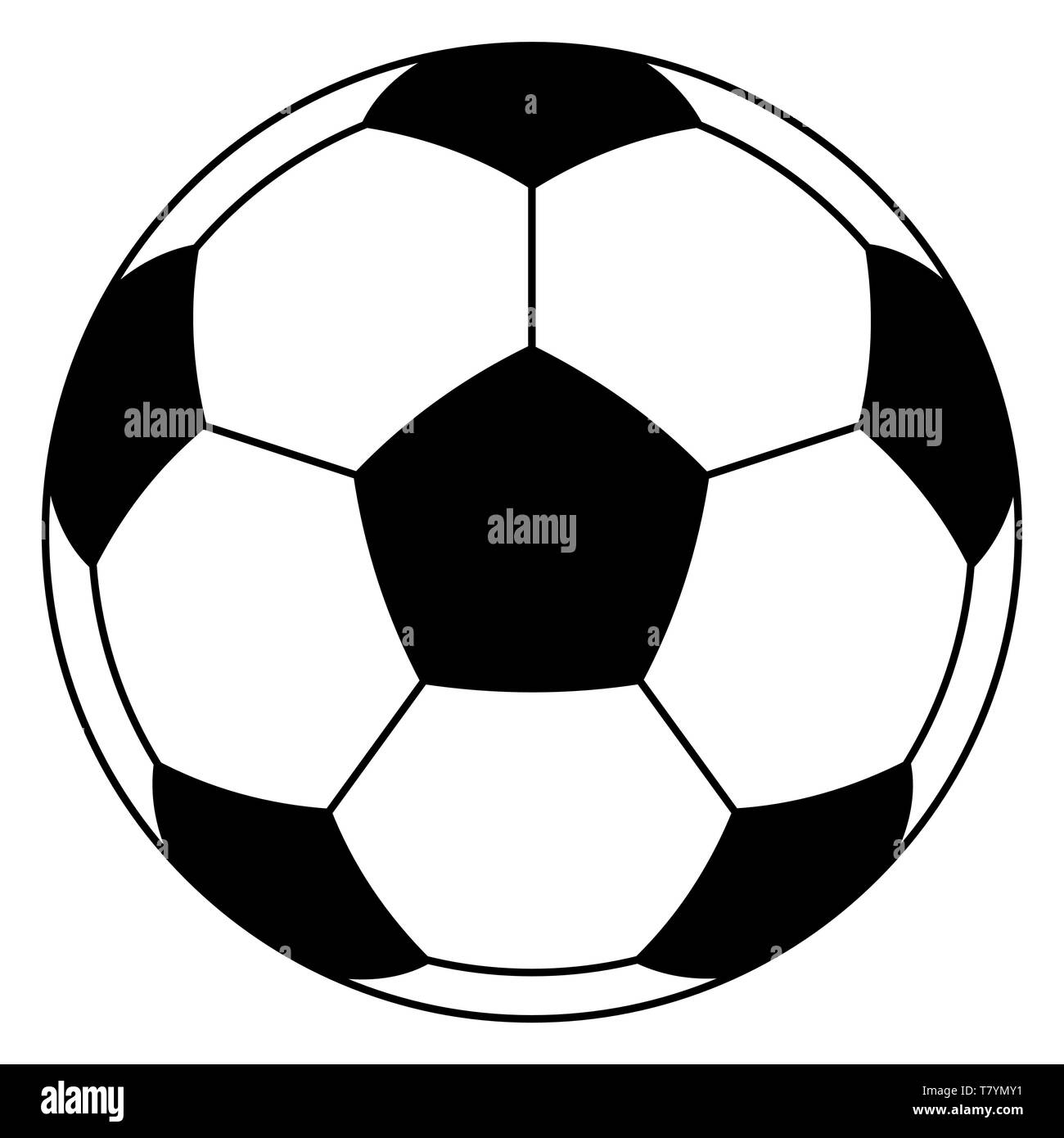 Illustration of the soccer ball Stock Vector Image & Art - Alamy