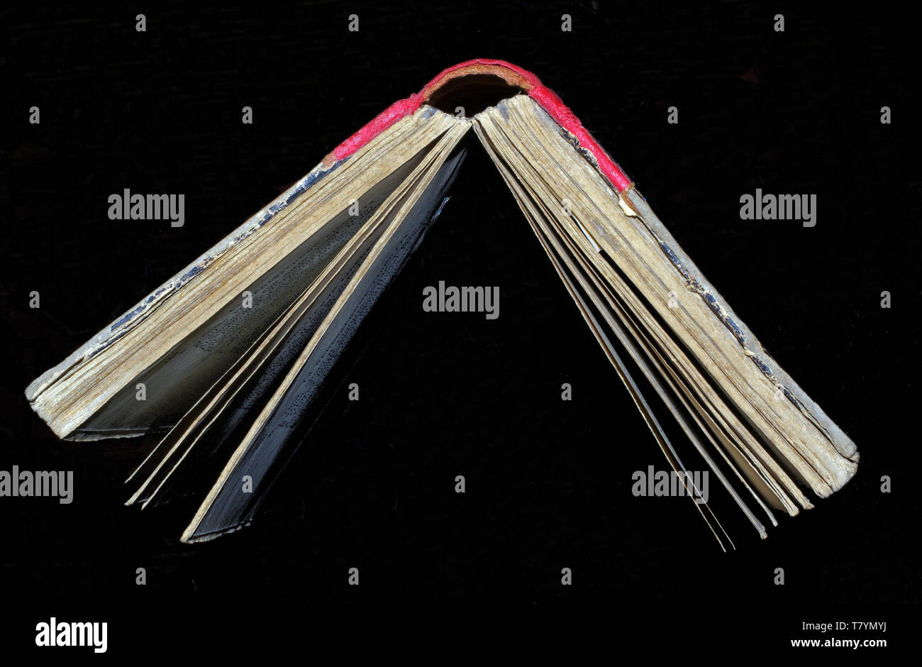 Open book close-up Stock Photo