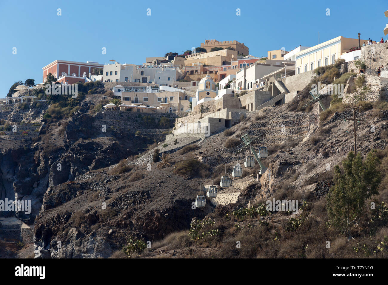 Santorini island - Greece Stock Photo