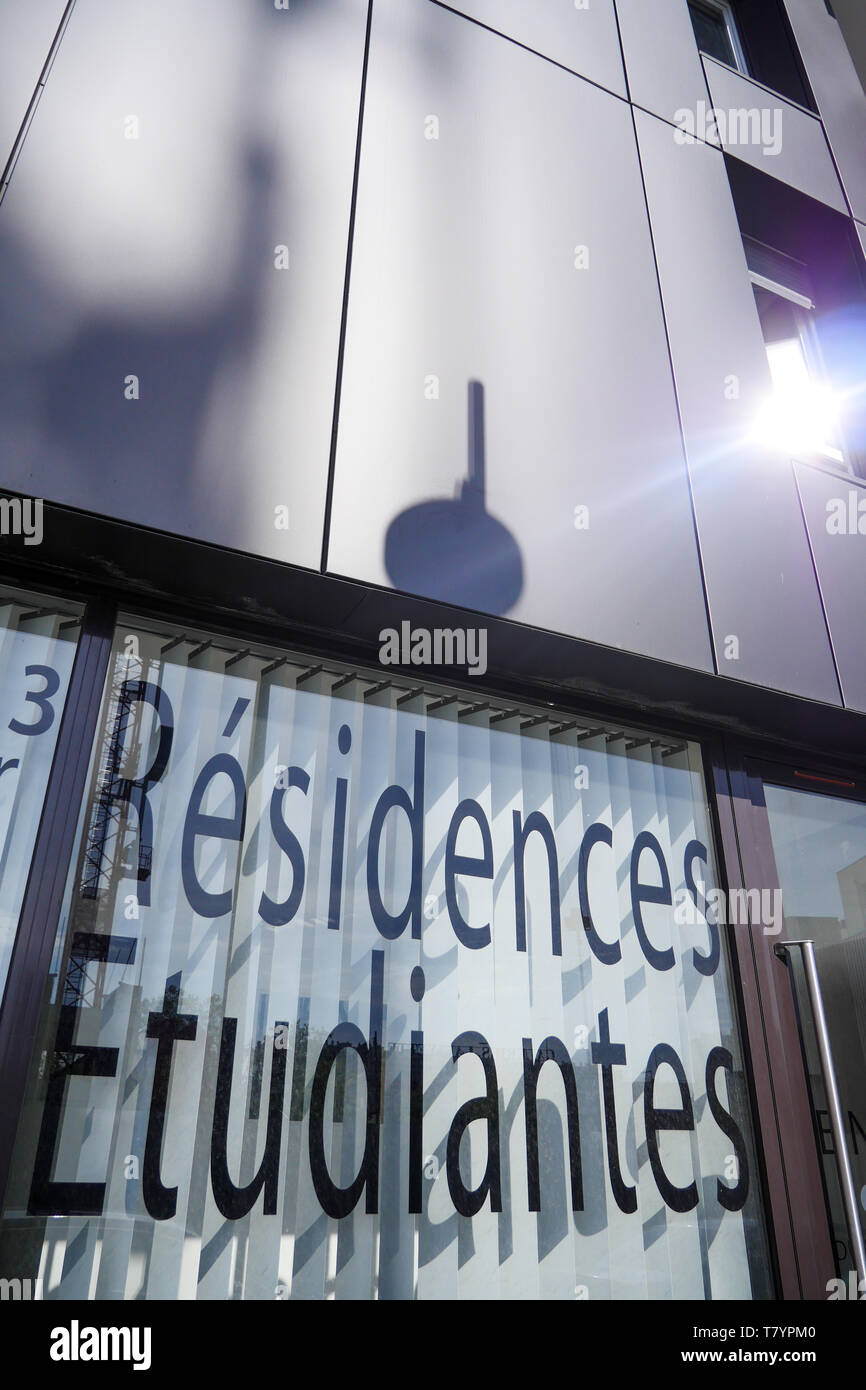 Student residence, Lyon, France Stock Photo Alamy