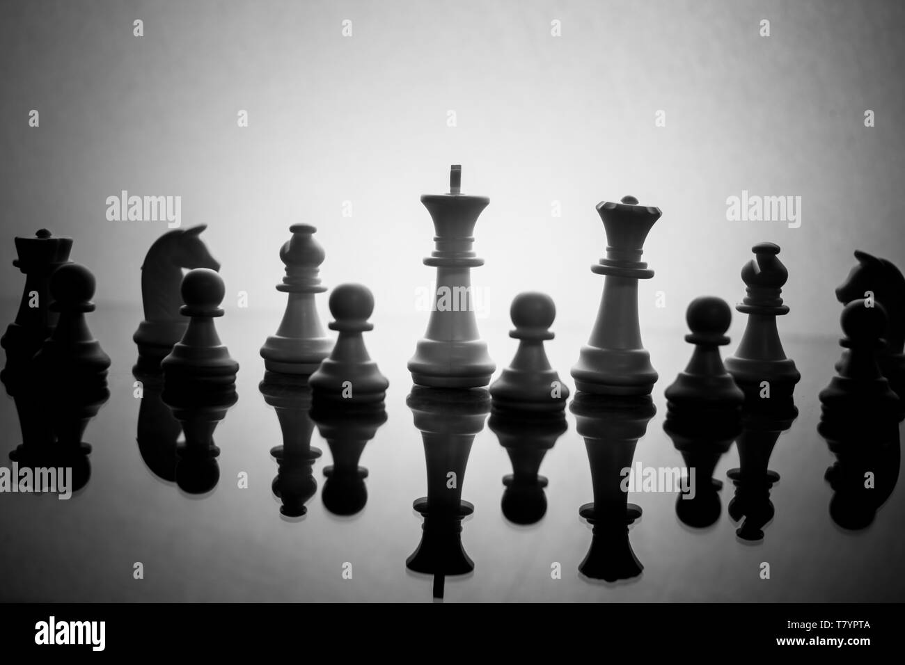 King of a chess game isolated Stock Photo Alamy